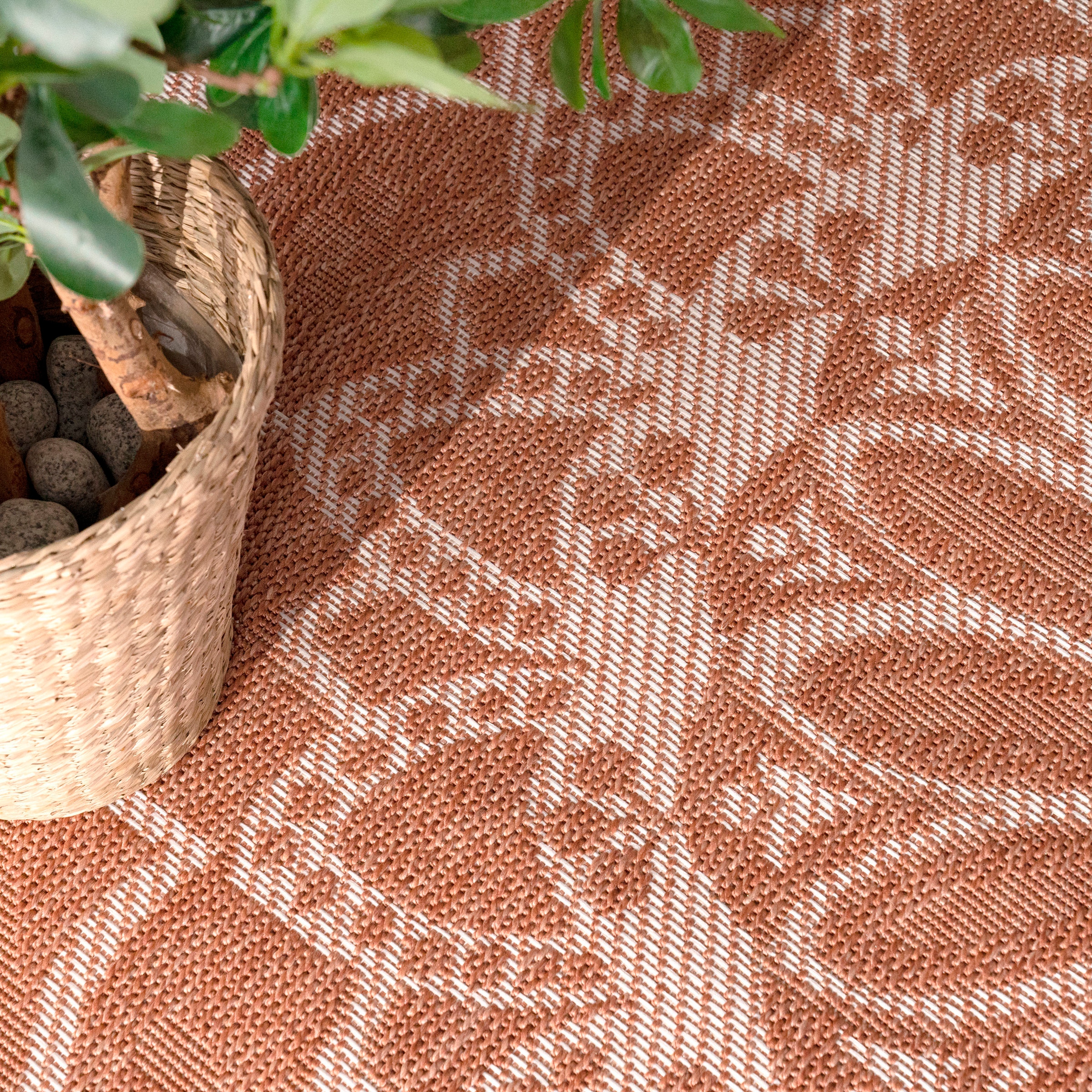 Paco Home Teppich »Brescia 471«, rechteckig, Flachgewebe, modernes  orientalisches Design, In- und Outdoor geeignet auf Rechnung | BAUR | Kurzflor-Teppiche