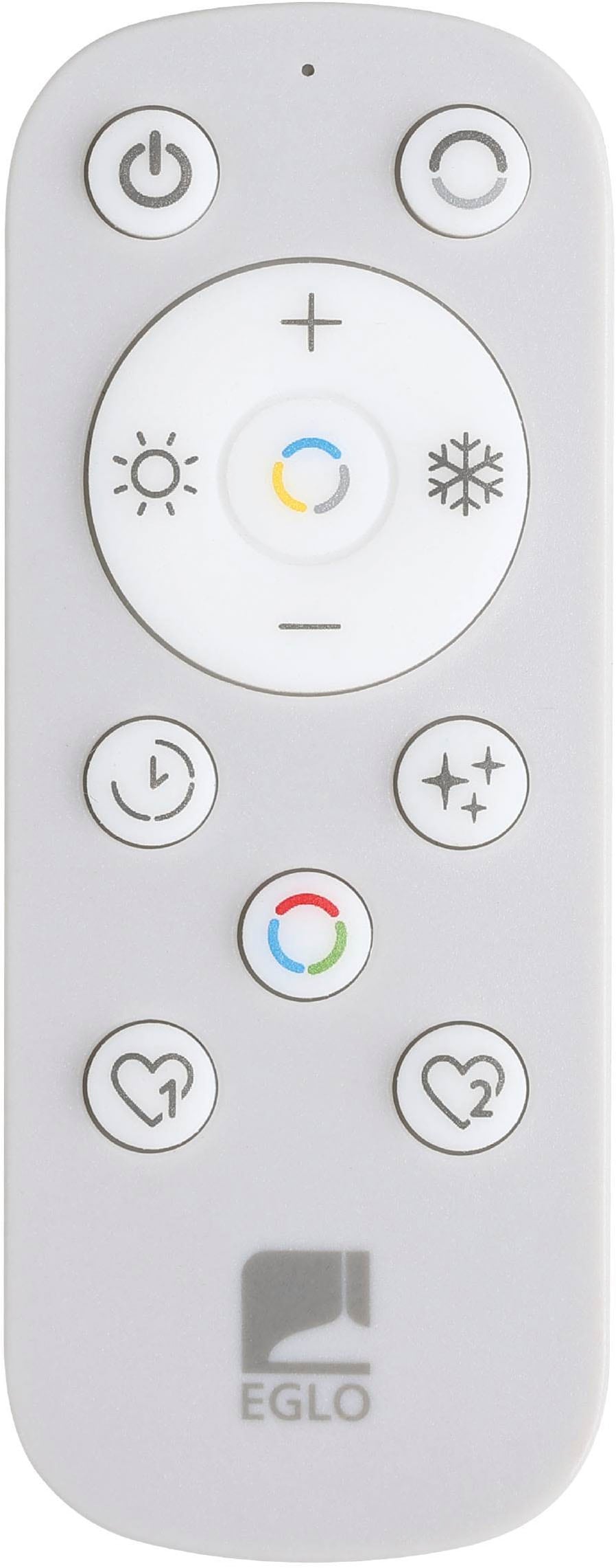 EGLO Deckenleuchte »Amandolo Deckenlampe RGB Backlight Fernbedienung inkl. geometrisch« LED-Modul 1 Stk. Kaltweiß | RGB Wand-/Deckenleuchte - L40 x B20 x H6,5 cm - schwarz - 17W inkl.