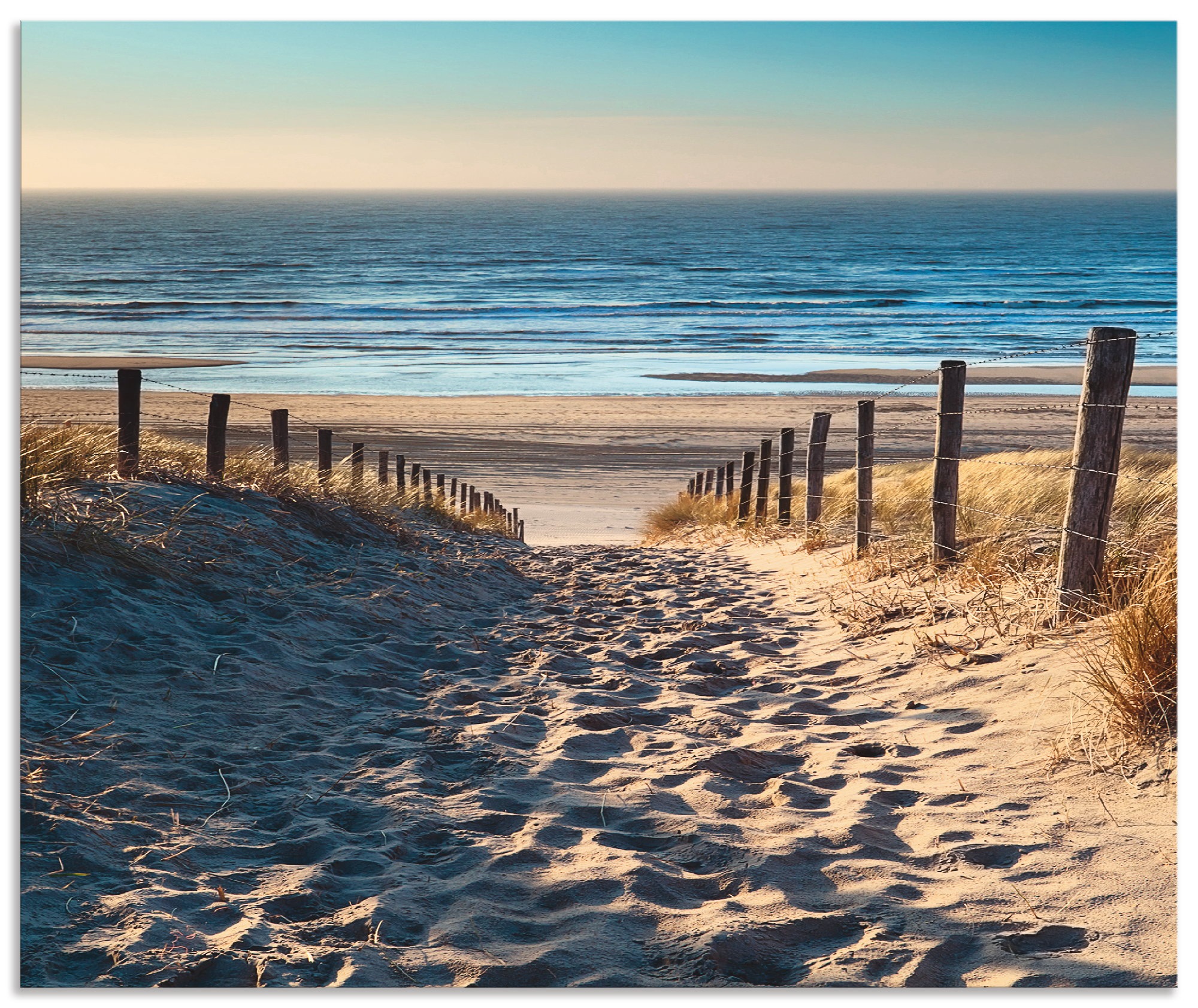 Artland Küchenrückwand "Weg zum Nordseestrand Sonnenuntergang", (1 tlg.), A günstig online kaufen