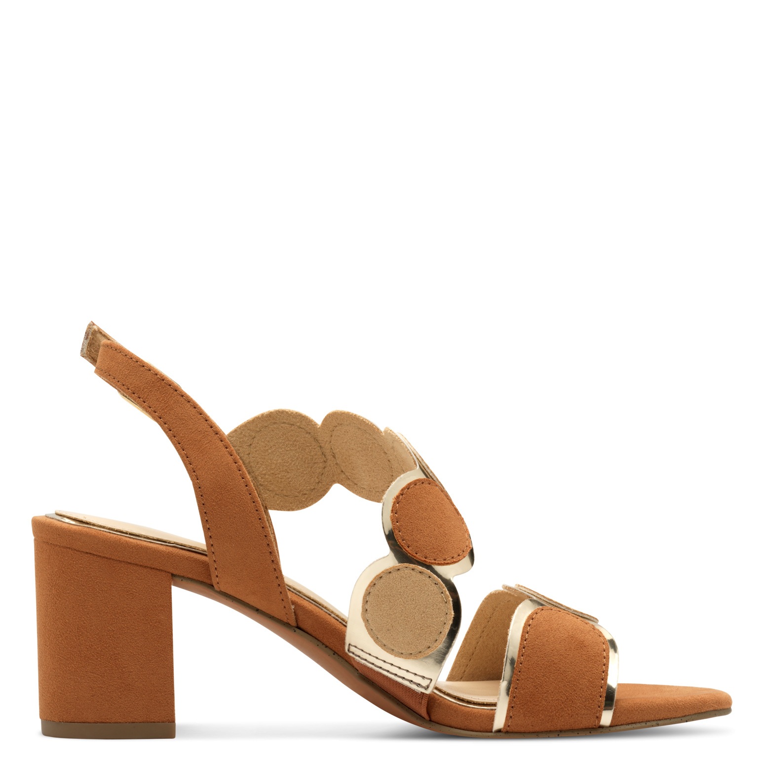 MARCO TOZZI Sandalette  Blockabsatz, Riemchensandale mit verstellbarem Schnallenverschluss