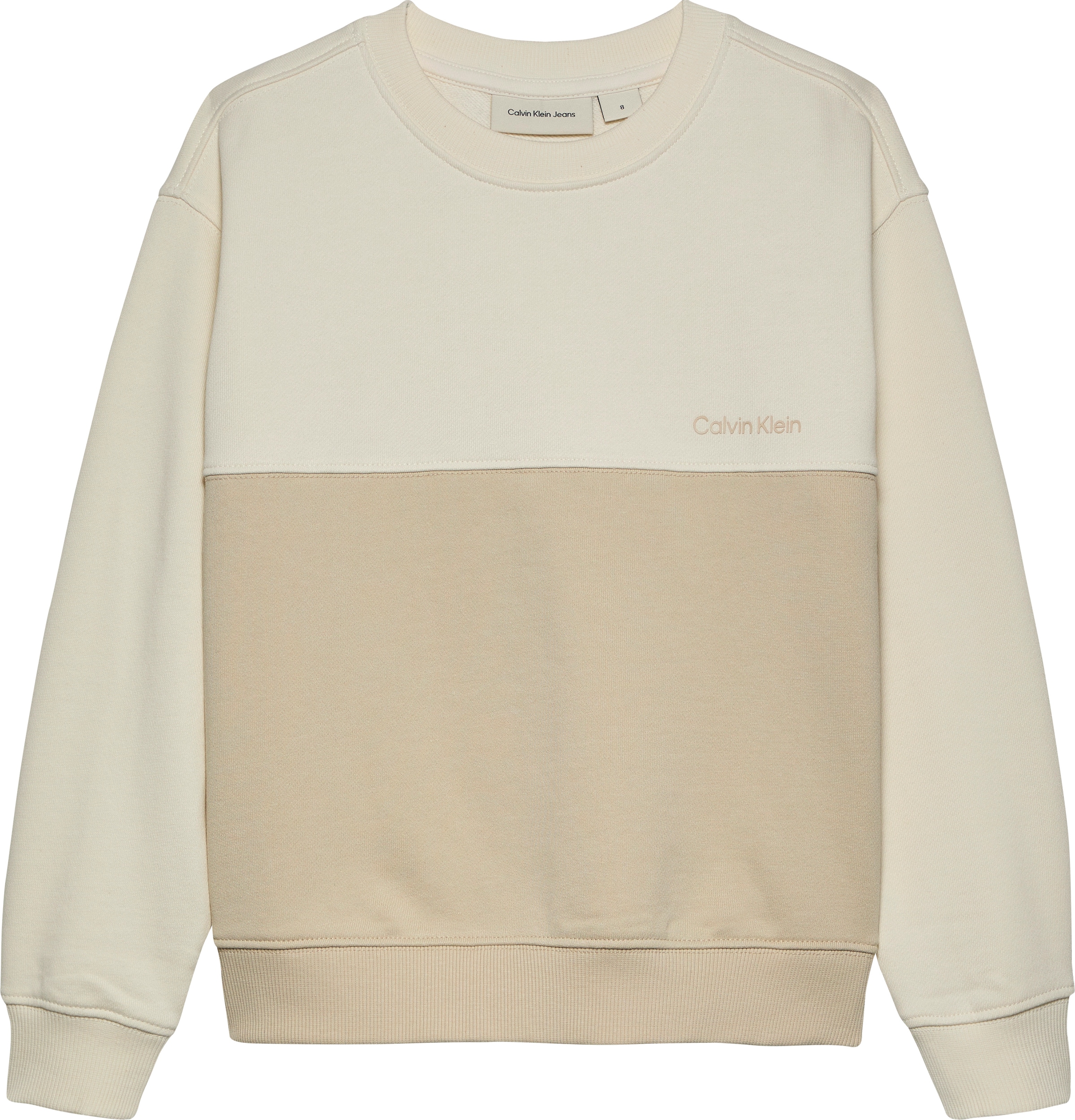 Calvin Klein Jeans Sweatshirt »COLOR BLOCK TERRY CN«, im Colorblock-Design