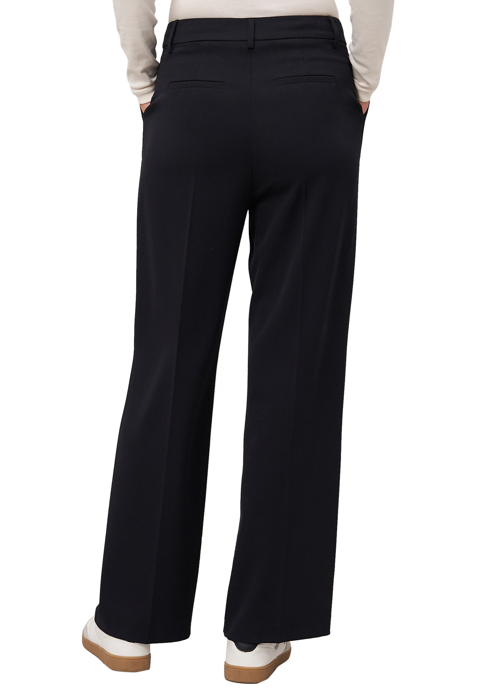 Zero Stoffhose »zero Damen Stoffhose mit Bügelfalte 30 Inch«, Falten