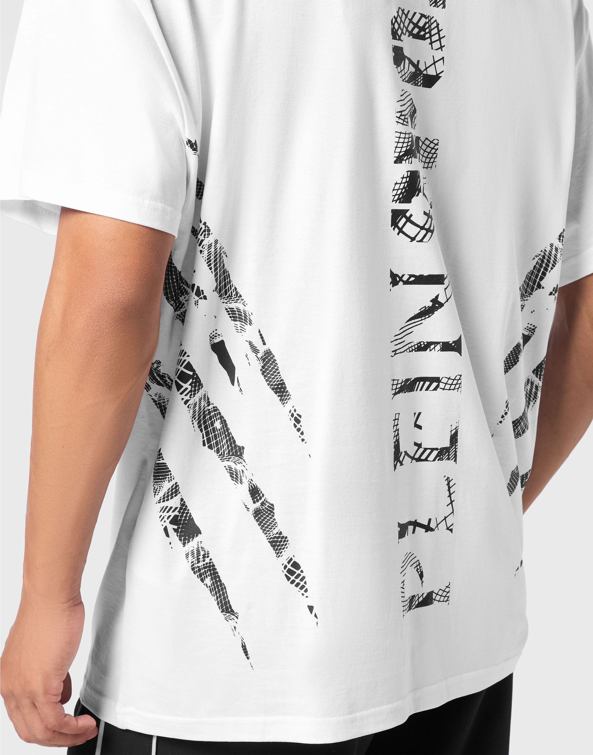 PLEIN SPORT T-Shirt »Cotton Round Neck T-Shirt Body Lines«
