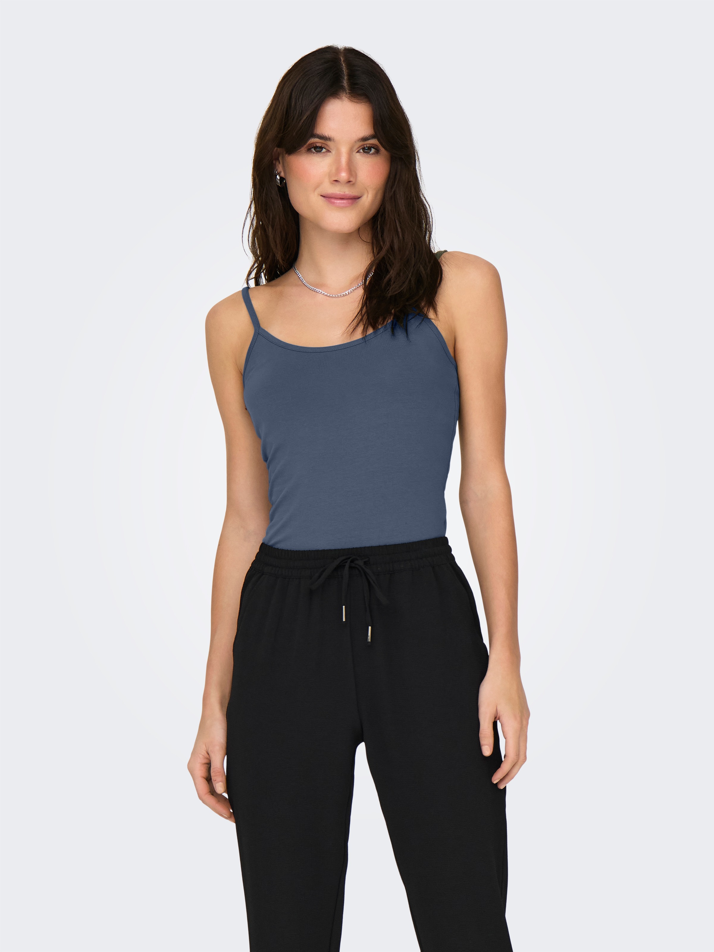 ONLY Spaghettitop "ONLLOVE – Spaghettitops im Doppelpack mit elastischem Tr günstig online kaufen