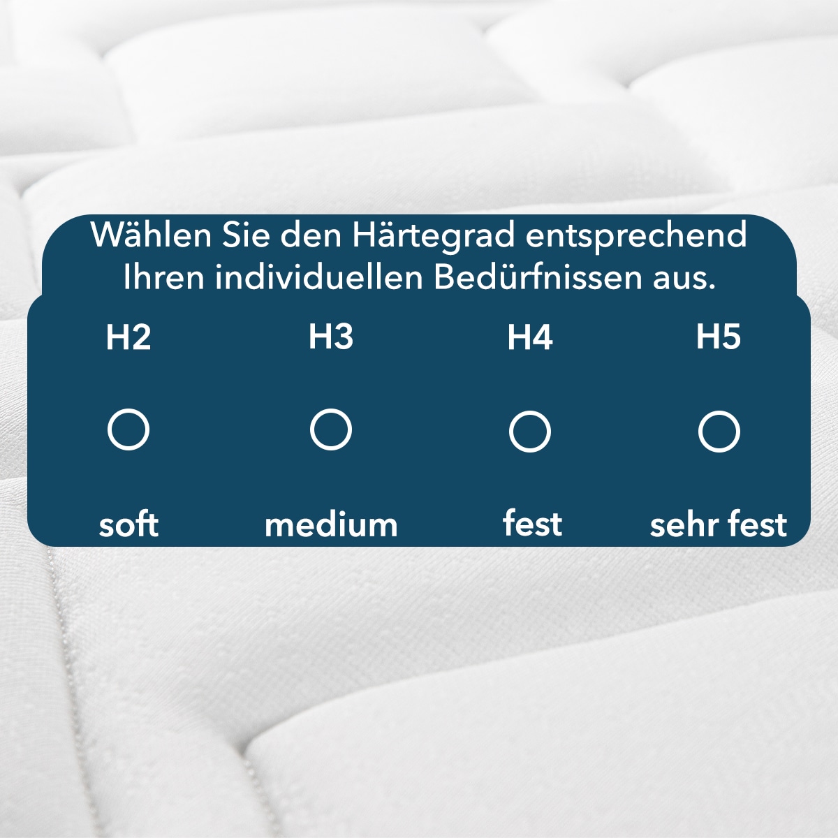 DI QUATTRO Komfortschaummatratze »Visko Air Komfort Luxus«, 16 cm hoch, Raumgewicht: 28 kg/m³, (1 St.), Wendematratze mit zwei unterschiedlich festen Liegeseiten