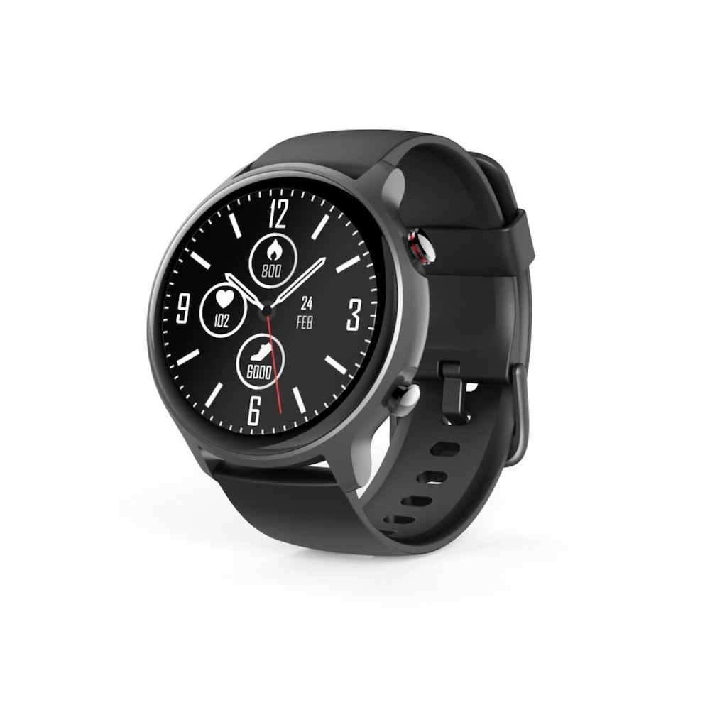 Hama Smartwatch »Smartwatch Herren GPS Pulsmessung, Blutsauerstoff, Herzfrequenz, Timer«