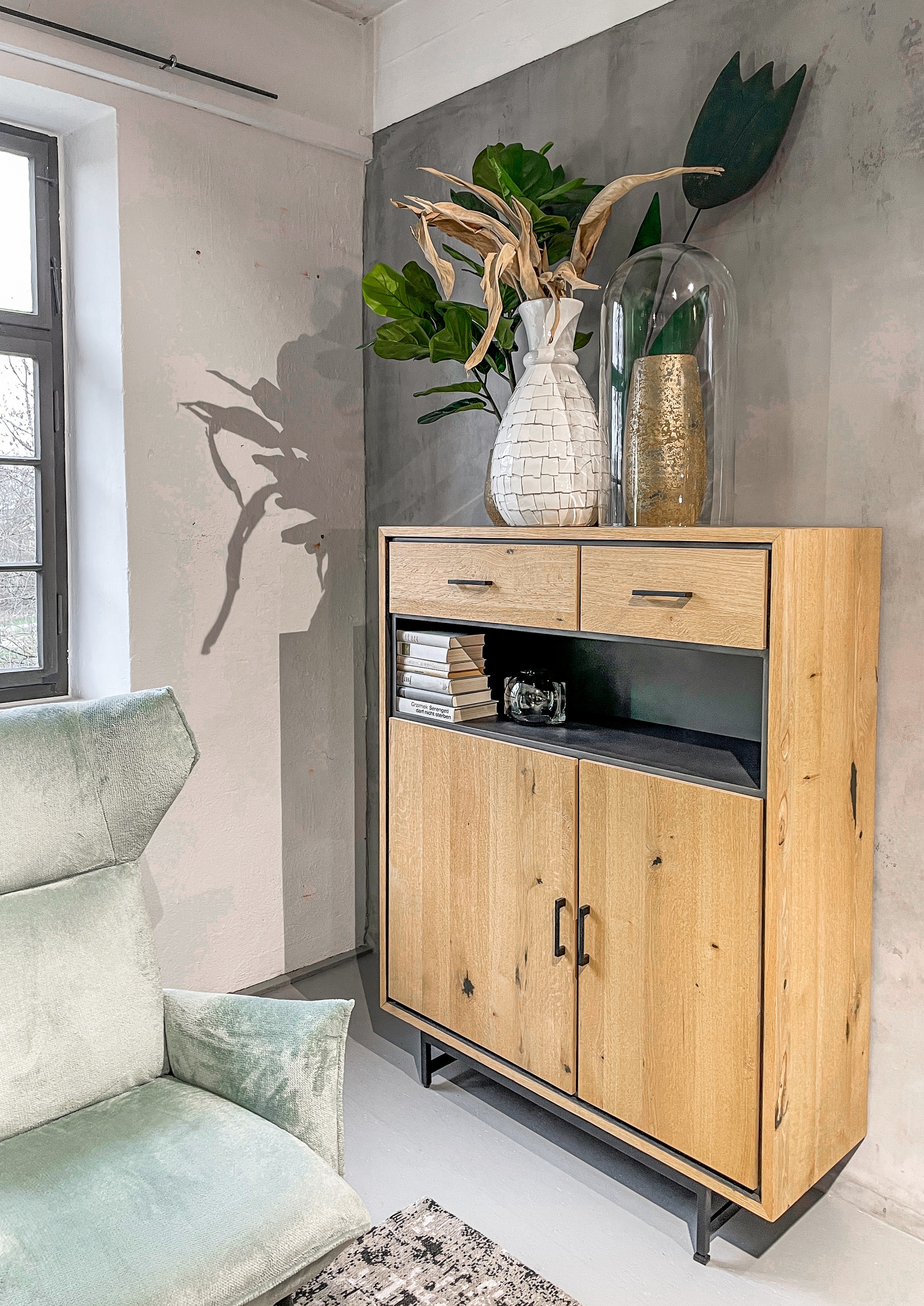 Gutmann Factory Highboard, Stauraumschrank, Breite 115 cm