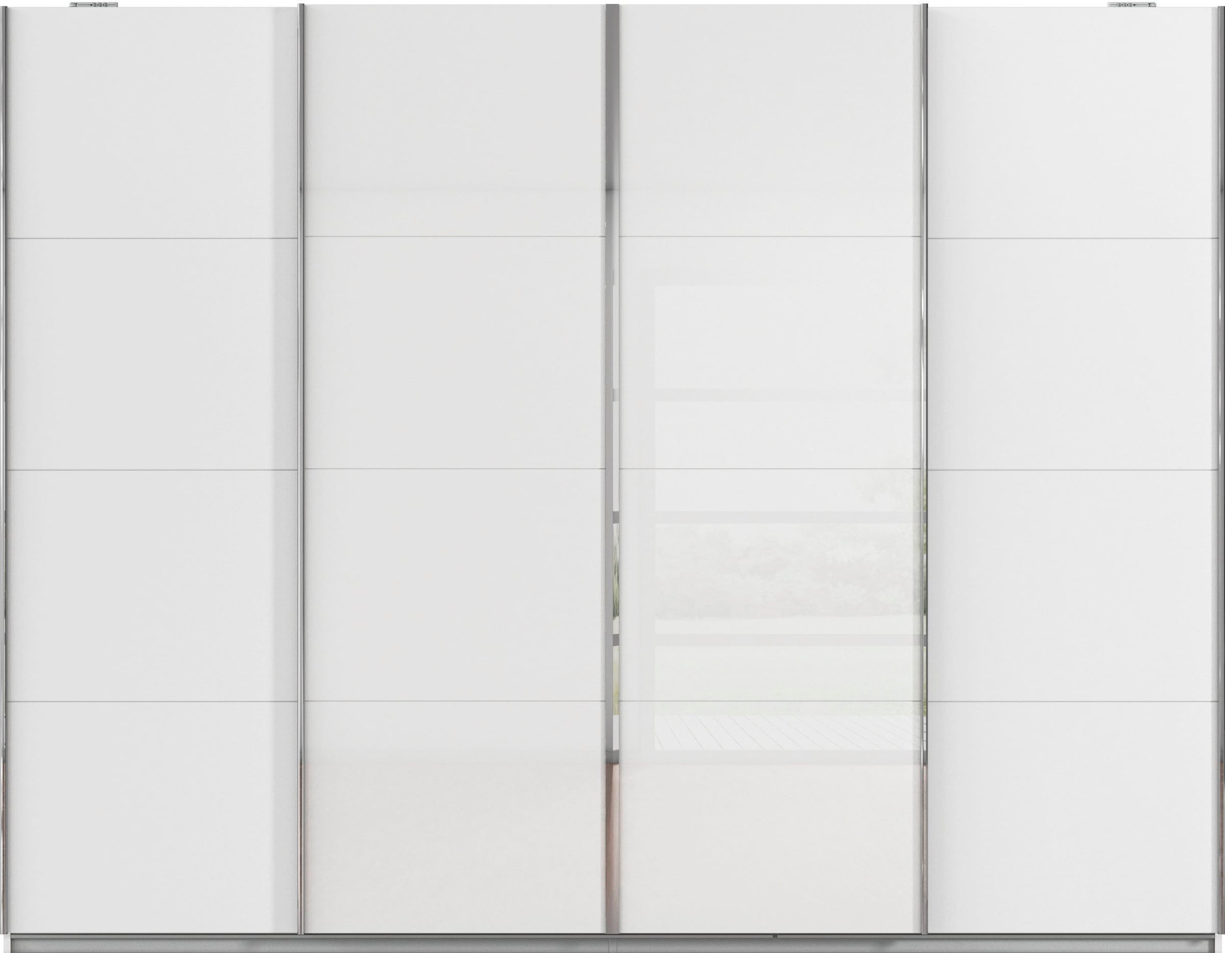 rauch Schwebetürenschrank »Kleiderschrank Schrank Garderobe Wäscheschrank Ankleide SYNCRONO« Breiten 271/316/361 cm Höhen 211/230 cm,  mit Synchronöffnung