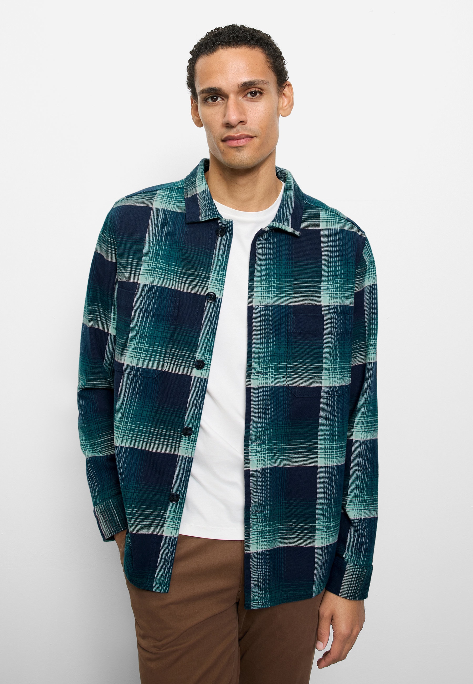 OLYMP Langarmhemd "OLYMP Casual, Overshirt, Freizeithemd, Kent" günstig online kaufen