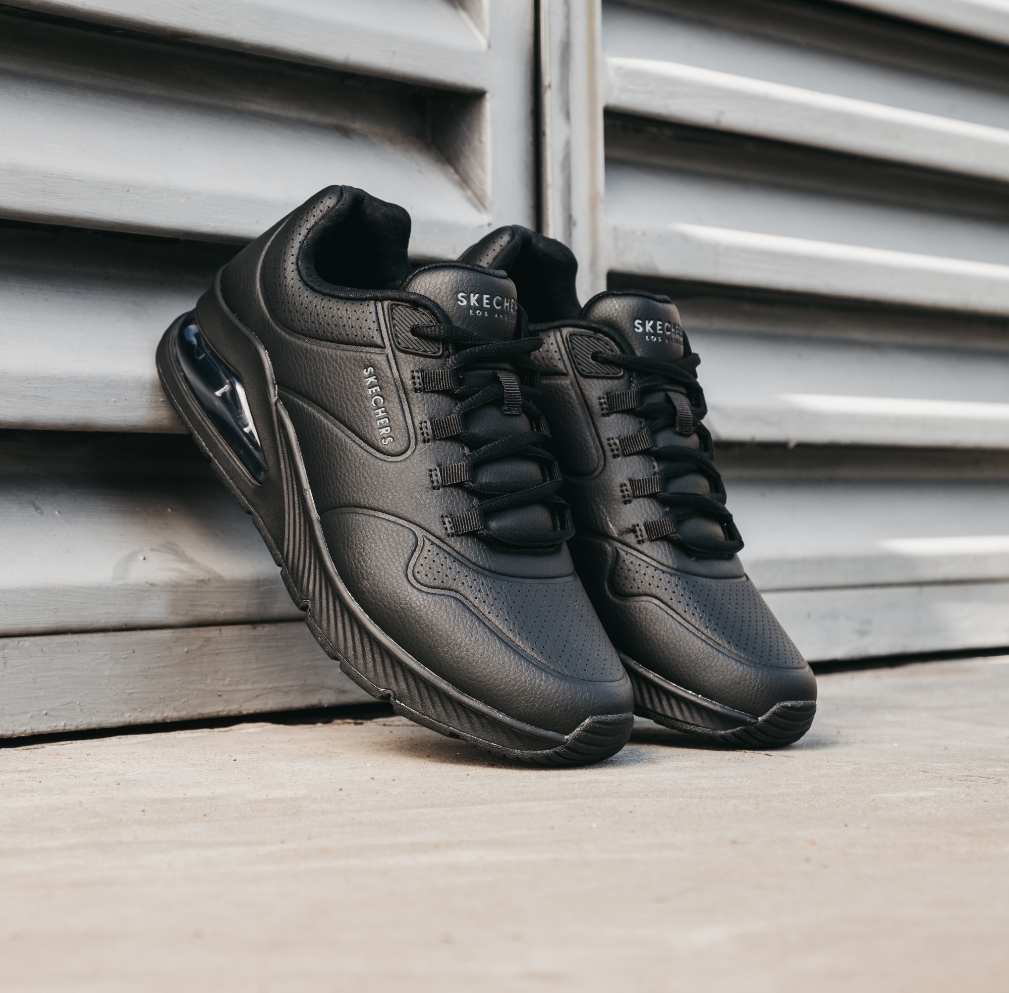 Skechers Sneaker »UNO 2«, im monochromen Look, Freizeitschuh, Halbschuh, Schnürschuh