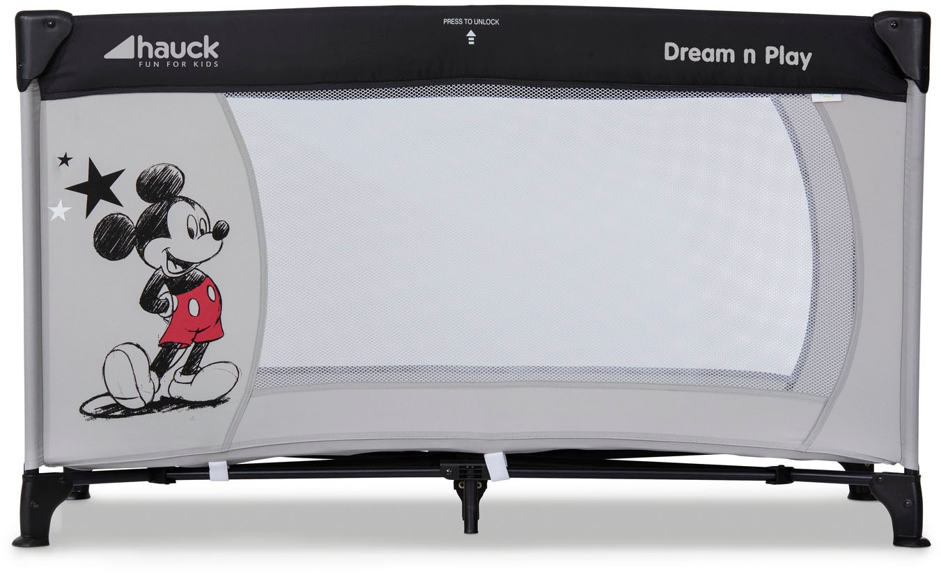 Hauck Baby-Reisebett »Dream N Play - Mickey Stars«, inkl. Transporttasche