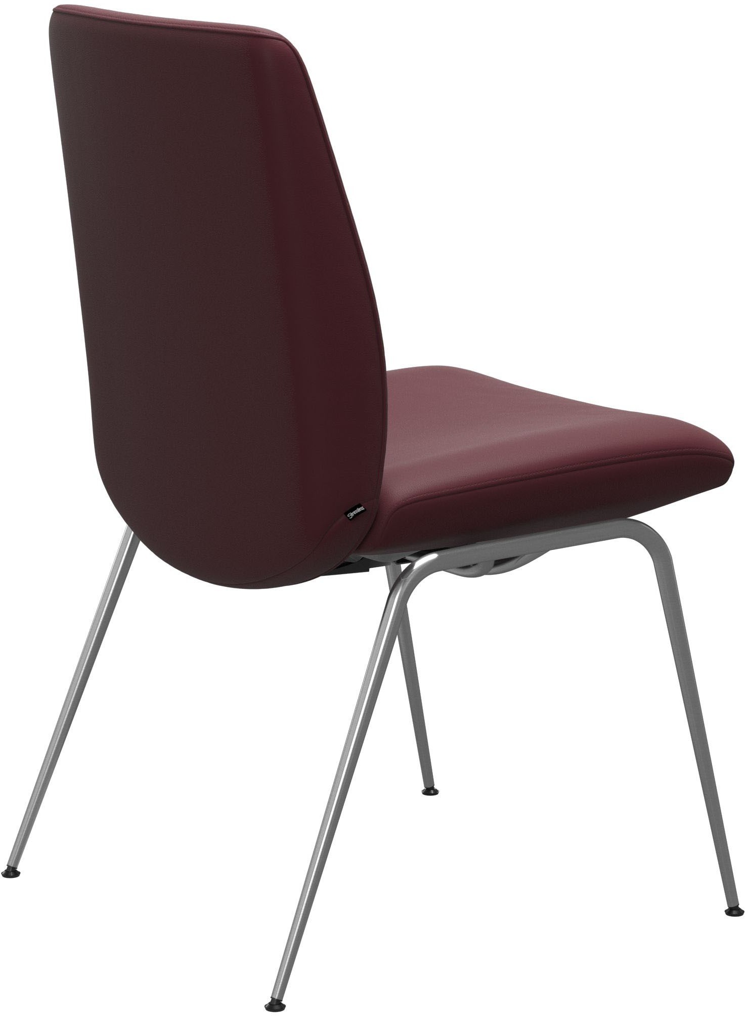 Stressless® Polsterstuhl »Laurel«, Leder BATICK, Low Back, Größe L, mit Beinen aus Stahl in Schwarz matt