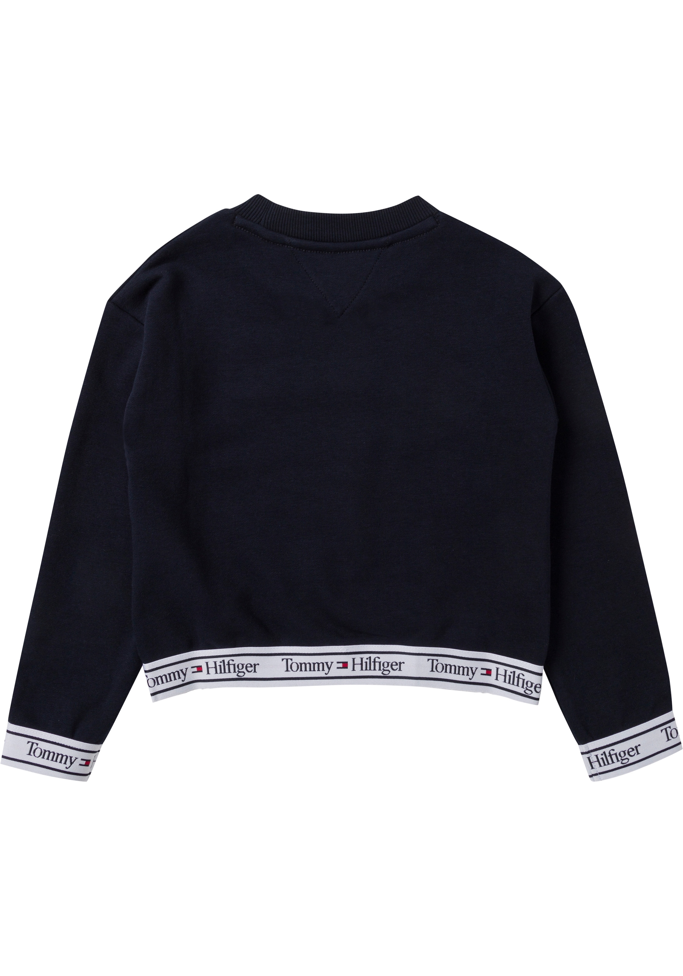 Tommy Hilfiger Sweatshirt »TOMMY TAPE CNK SWEATSHIRT L/S«, (1 tlg.), mit  elastischem Tommy Hilfger-Logoband in Kontrast online bestellen | BAUR