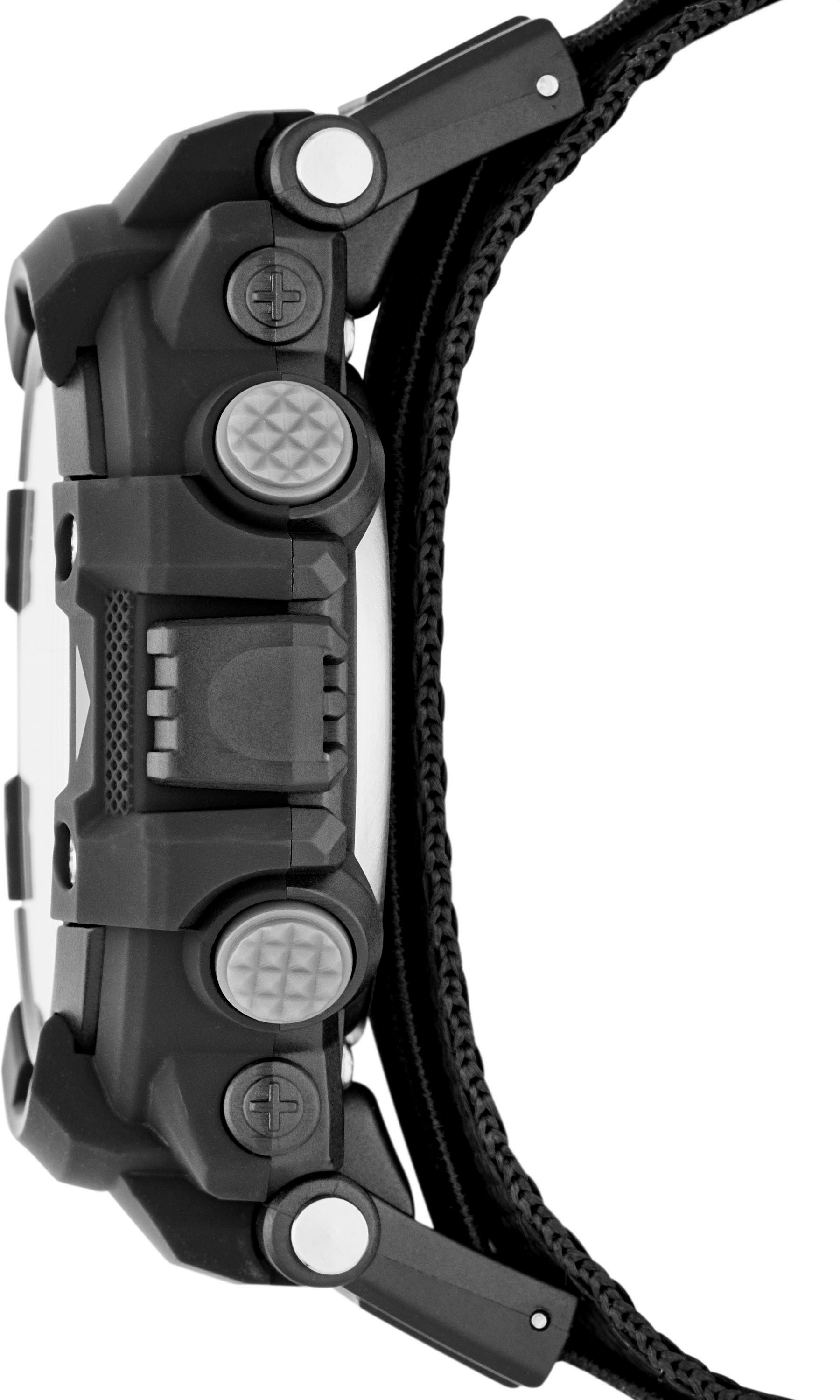 Skechers Chronograph »RUHLAND«, Quarzuhr, Armbanduhr, Herren, digital, Polyurethanband, Stoppfunktion