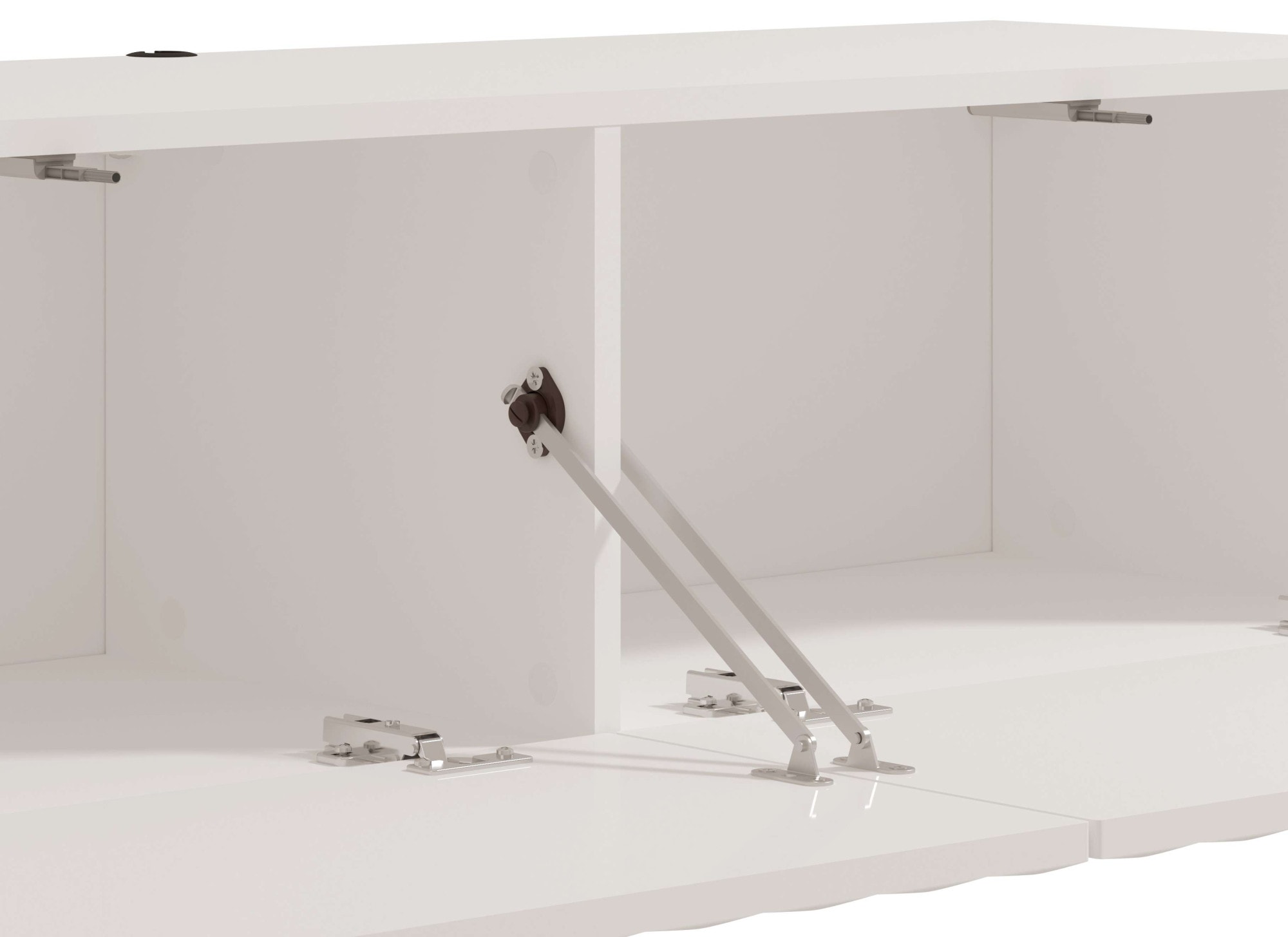 INOSIGN Lowboard »Antibes TV-Lowboard, Breite 192/154/128 cm, TV-Schrank«, TV-Kommode, 3D-Fronten, Push-To-Open-Funktion, Wandmonatage