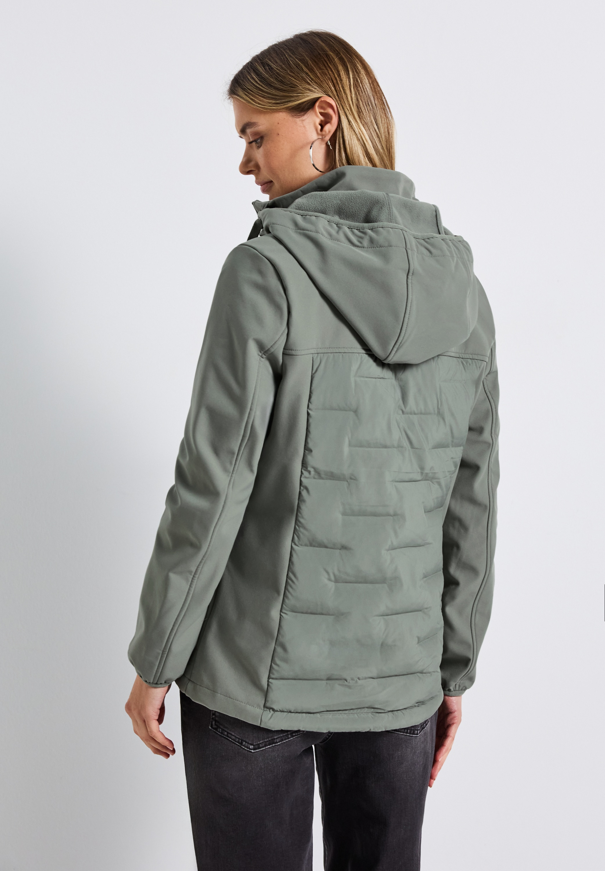 STREET ONE Softshelljacke, mit Kapuze, mit Kapuze