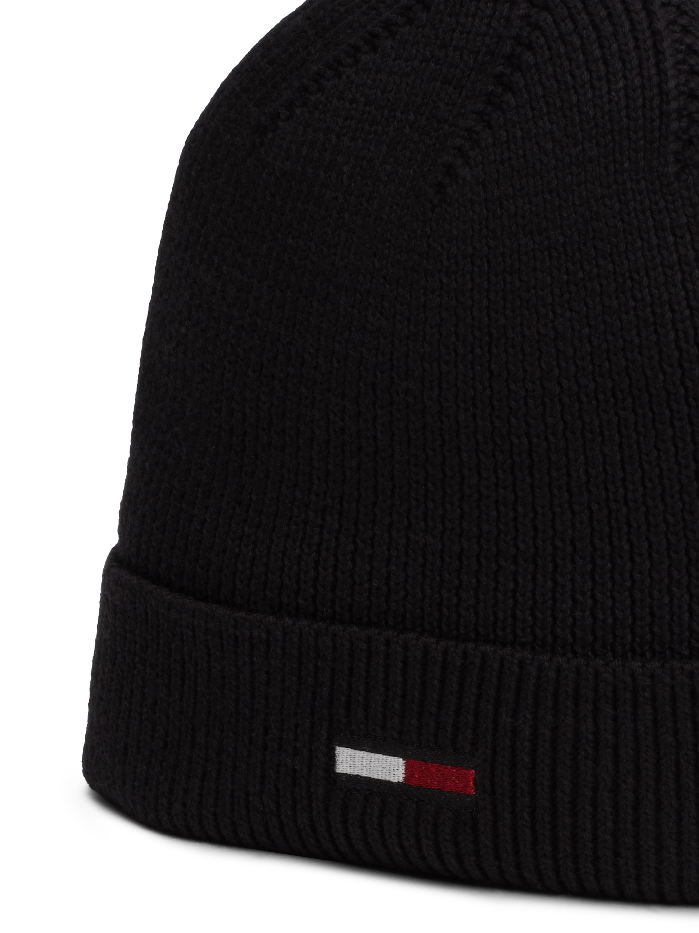 Tommy Jeans Beanie »TJW ELONGATED FLAG BEANIE«, mit Logostickerei