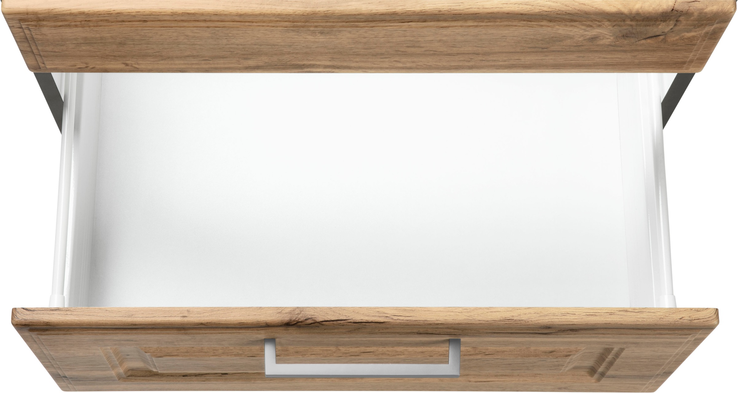HELD MÖBEL Küchenzeile »Stockholm«, Breite 330 cm, mit hochwertigen MDF Fronten im Landhaus-Stil