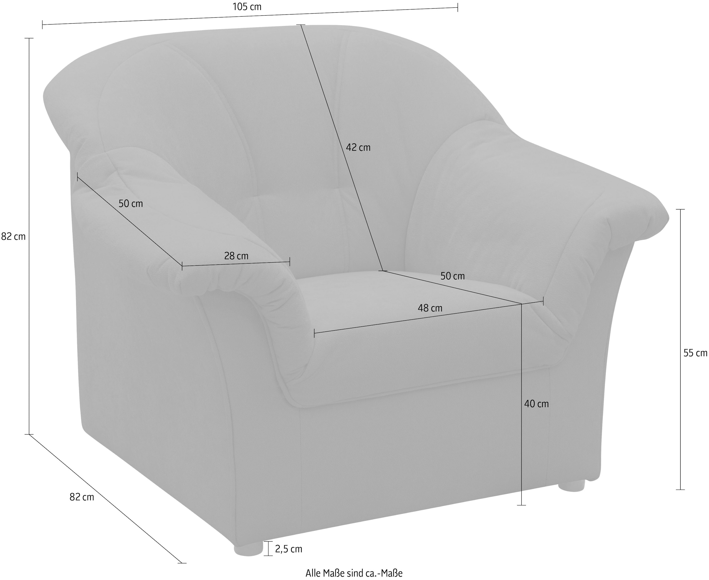 DOMO collection Sessel »Pegnitz«