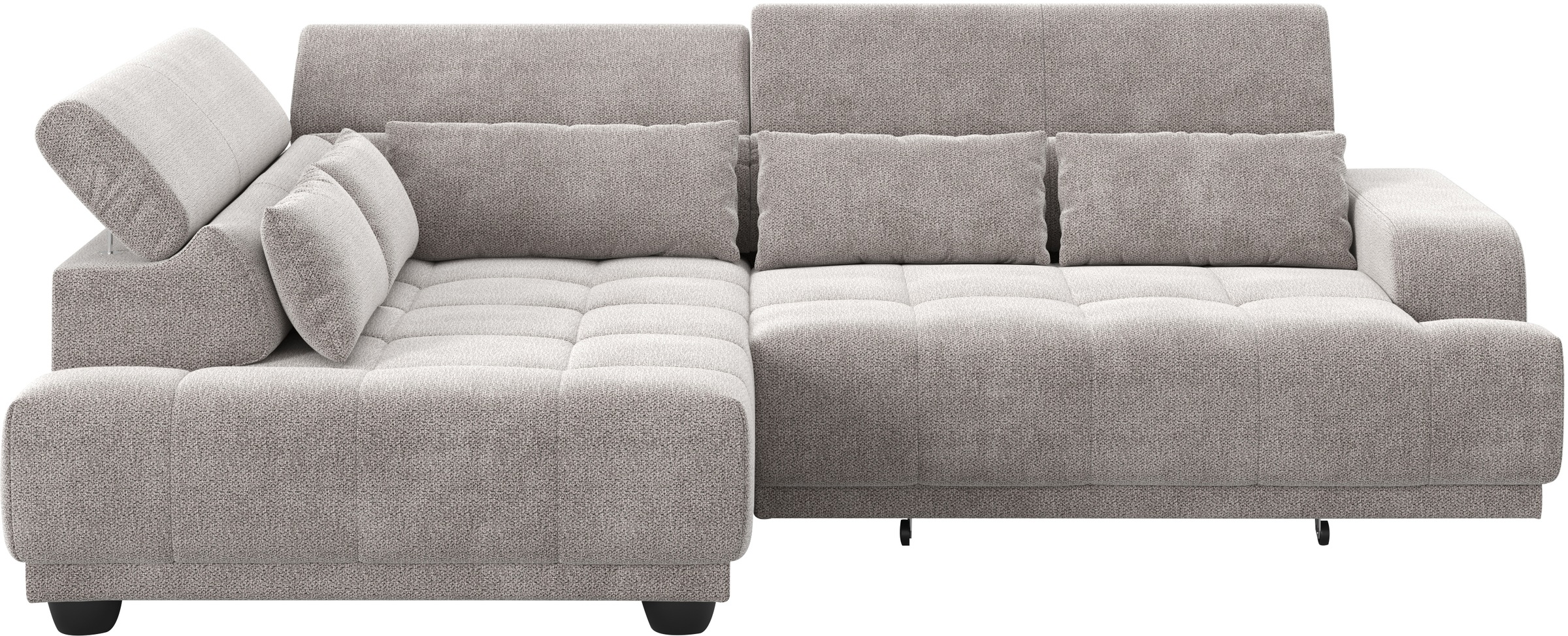COTTA Ecksofa "Jade - L Form, Sitzbreite 201 cm" inkl. Kopfteilverstellung günstig online kaufen