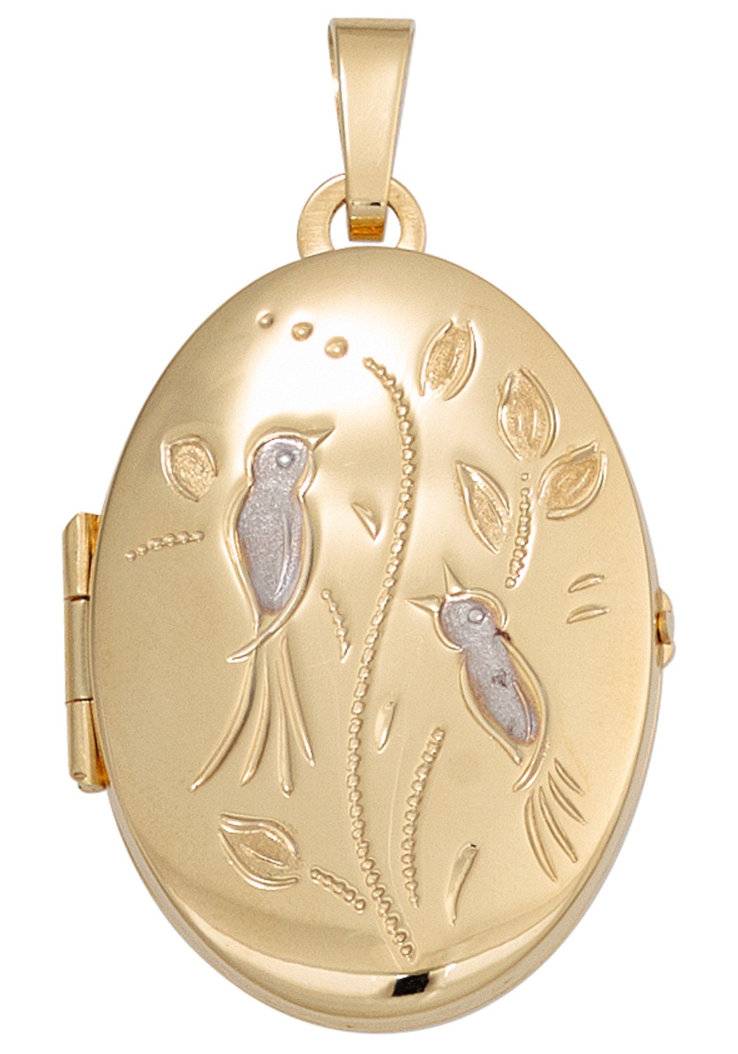 JOBO Medallionanhänger »Anhänger Medaillon oval«, 333 Gold