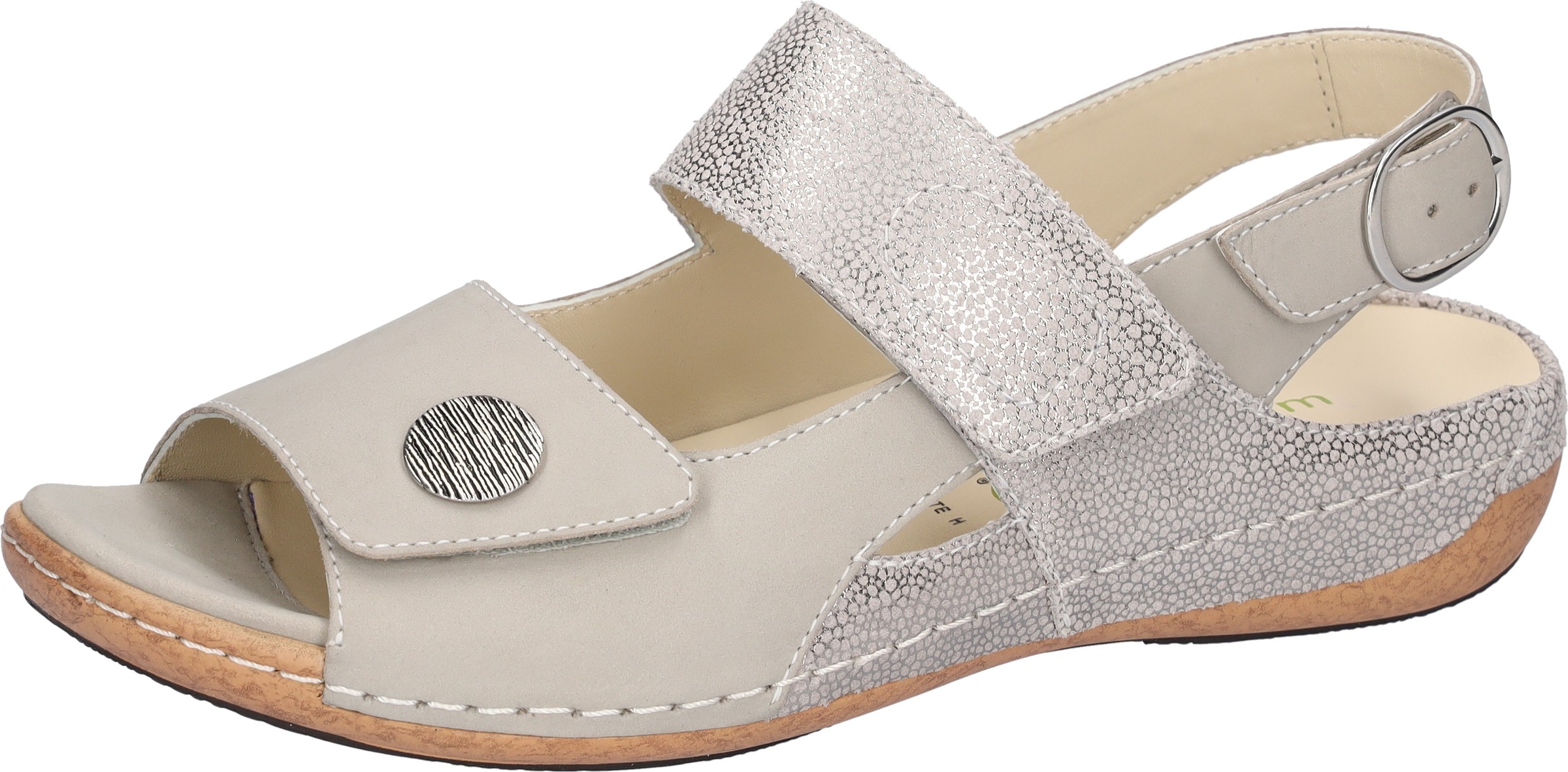 Waldläufer Sandale "HELIETT", Sommerschuh, Klettschuh, Keilabsatz, in Komfo günstig online kaufen