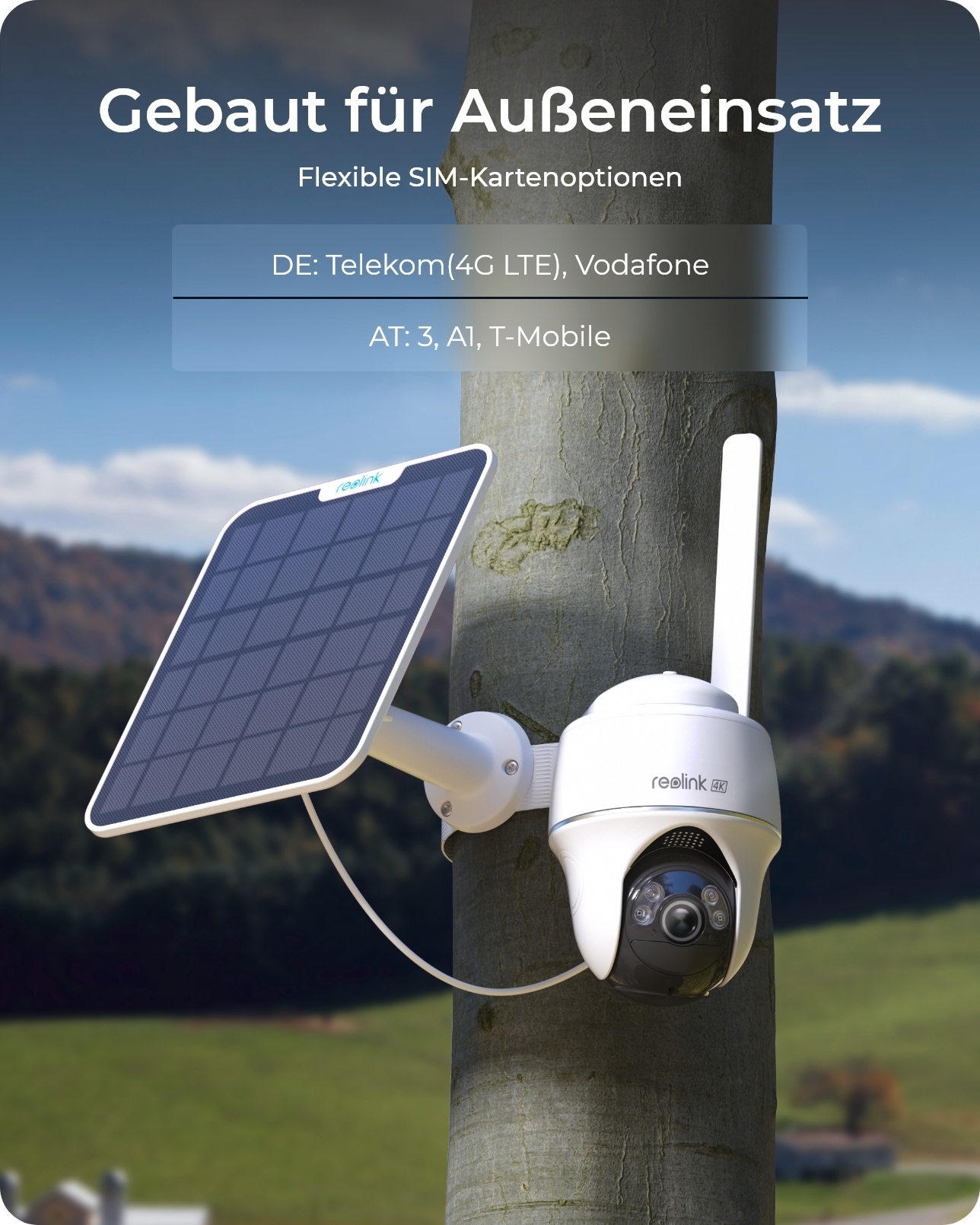 Überwachungskamera »Go Series G440 Battery-4G«, Außenbereich