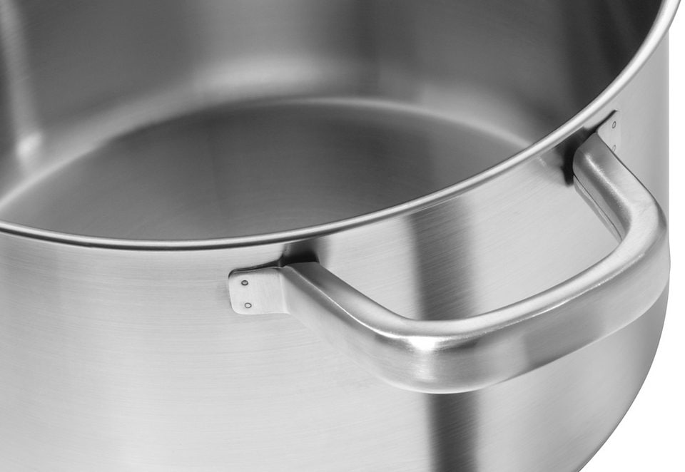 Zwilling Topf-Set »Joy«, Edelstahl 18/10, (Set, 4 tlg., je 1 Kochtopf Ø 16/20 cm, 1 Bratentopf Ø 20 cm, 1 Kasserolle Ø 16 cm), Glasdeckel, Sandwichboden, sehr gute Wärmeverteilung, inkl. Füllskala