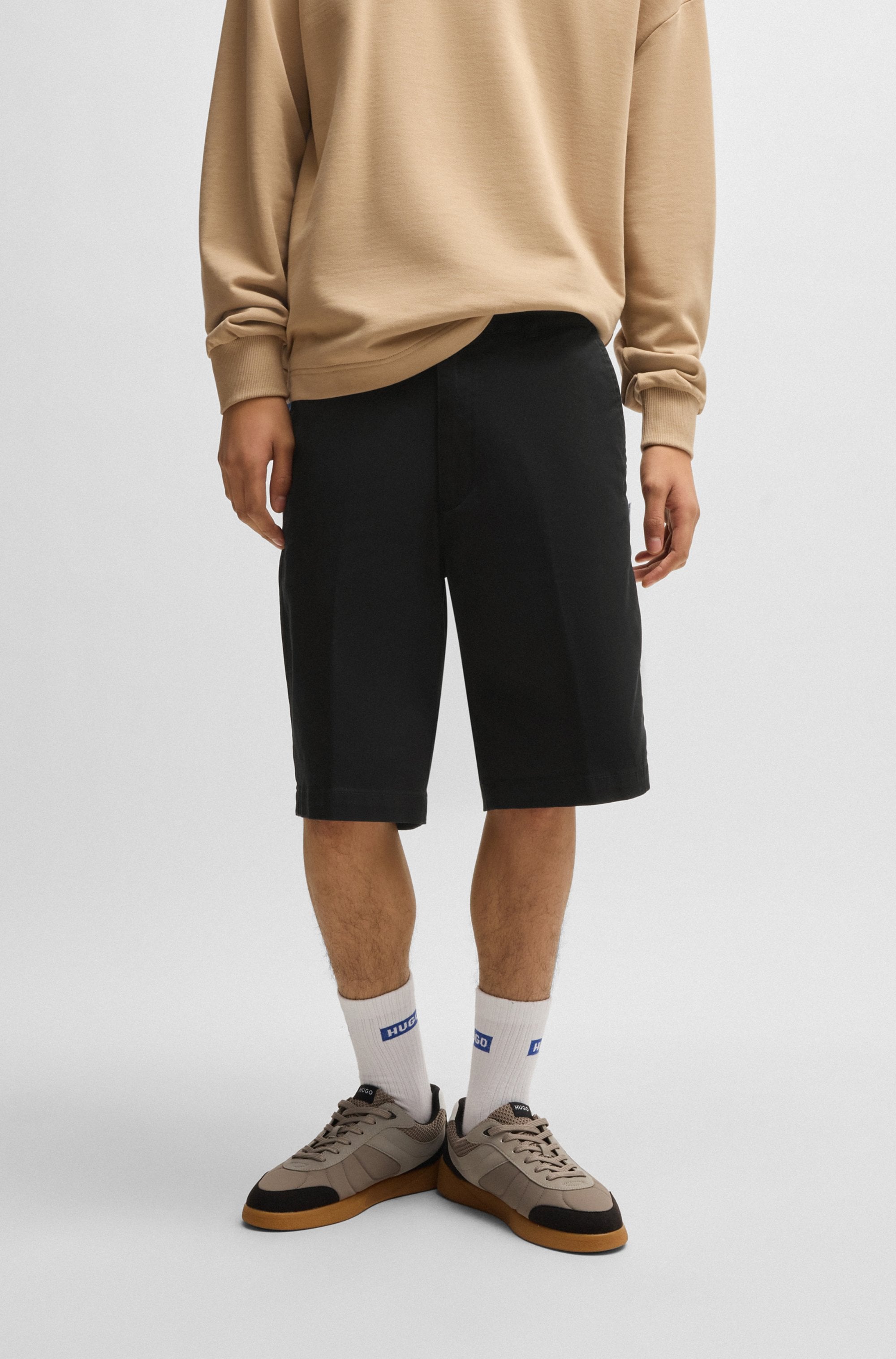 HUGO Blue Shorts "Dante", mit Flag-Label günstig online kaufen