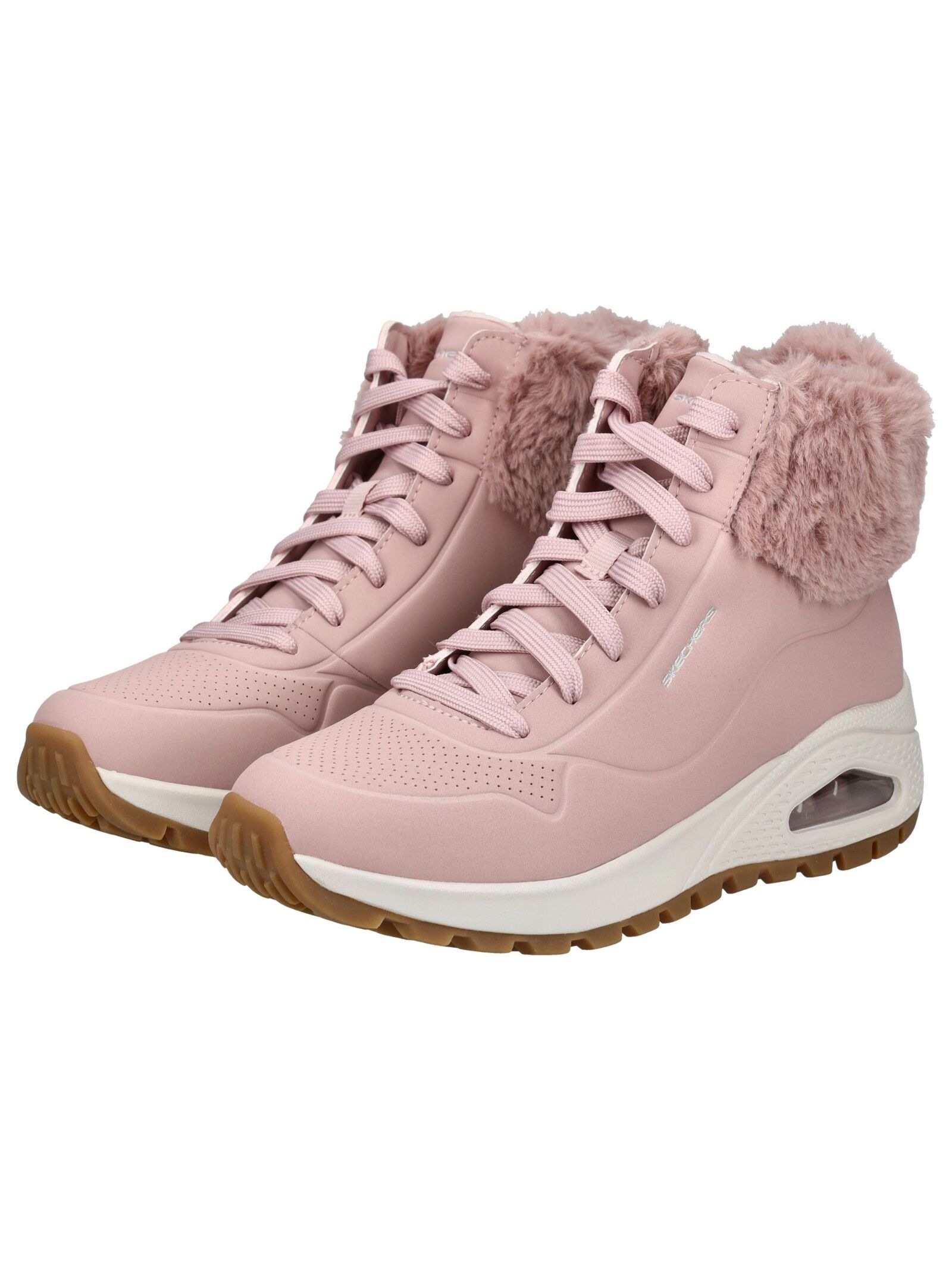 Skechers Schnürstiefelette »Skechers Stiefelette Lederimitat/Textil«