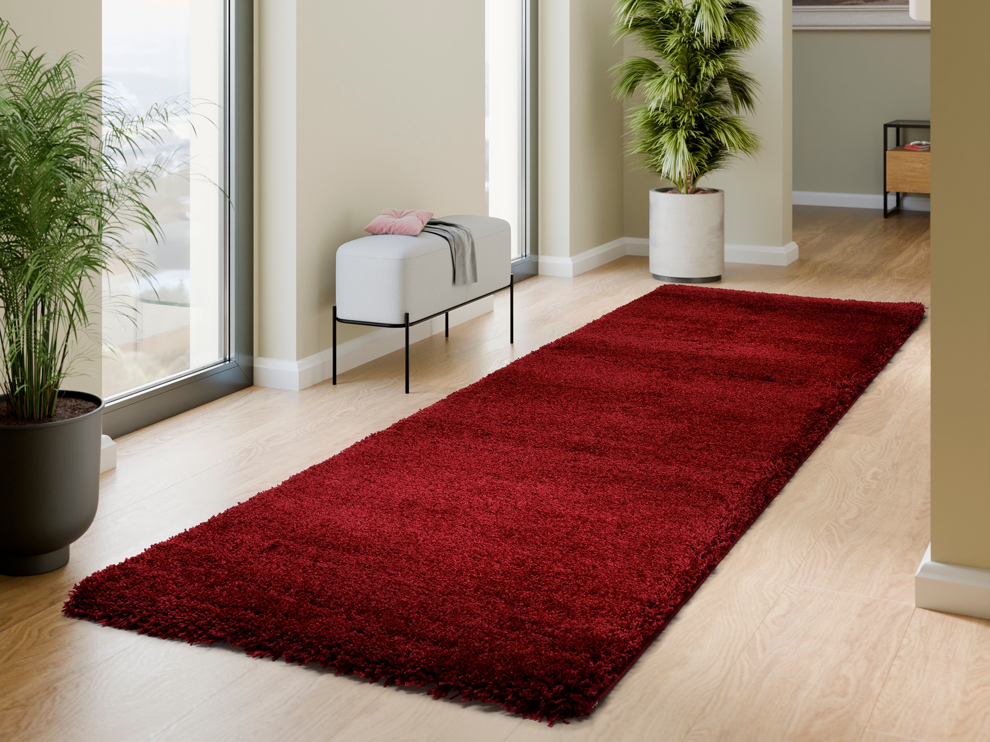 OCI DIE TEPPICHMARKE "MONTIS" rechteckig 45 mm Höhe uni, Langflor, Shaggy, auch in rund, quadratisch und Läufer erhältlich