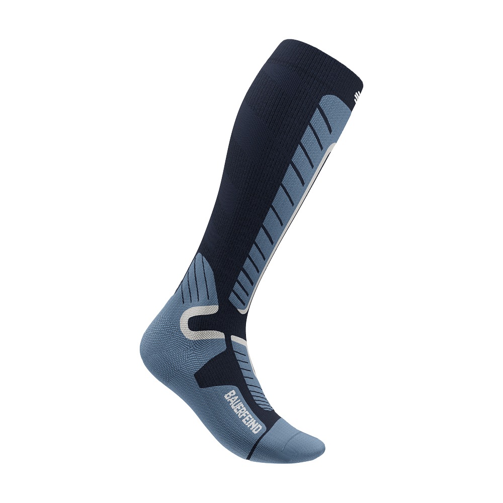 Bauerfeind Sportsocken "SKI ALPINE COMPRESSION SOCKS" mit Merinowolle, atmungsaktiv, langlebig