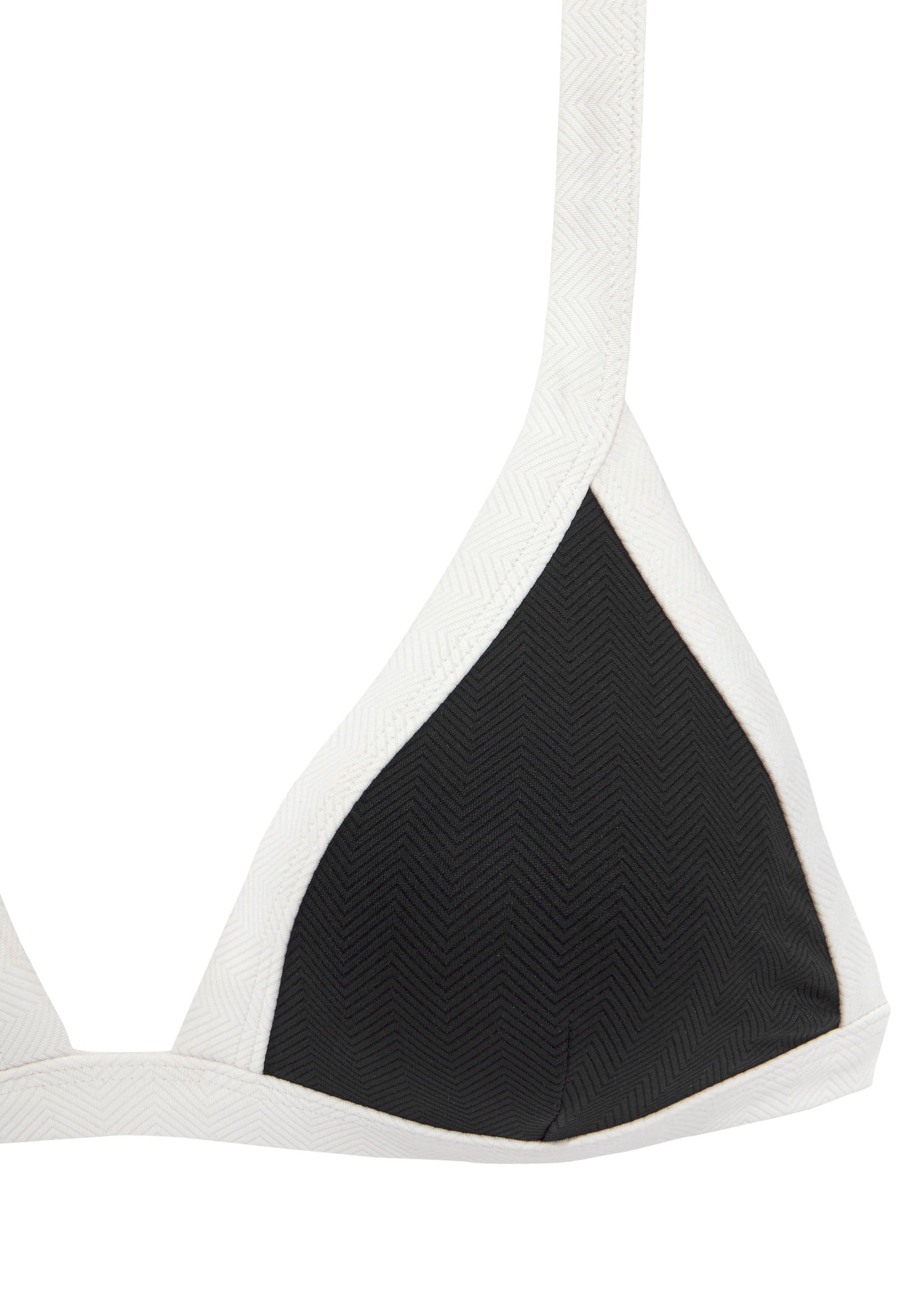 Venice Beach Triangel-Bikini aus strukturierem Material