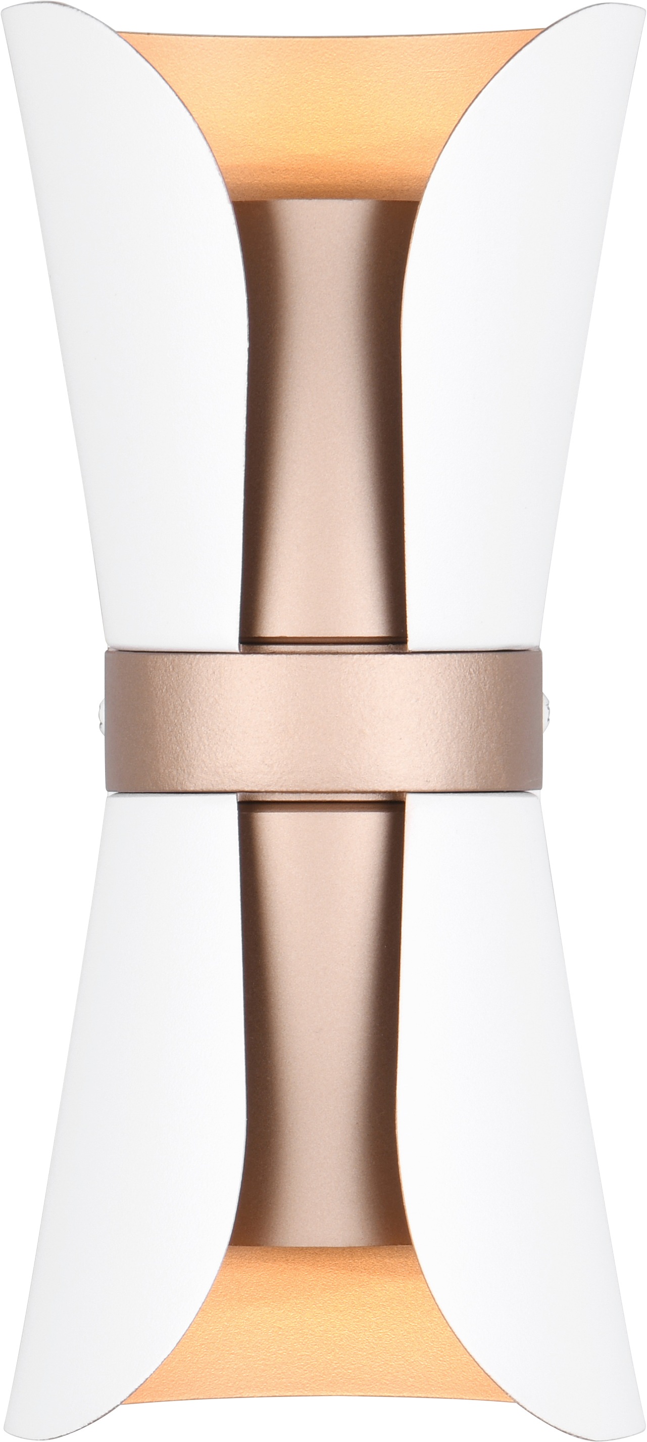 TRIO Leuchten Wandleuchte »COAT, up-and-down Wandlampe exkl 2x GU10 max 10W, zweifarbig« GU10 1 Stk. warmweiß - kaltweiß moderne Design Wandleuchte für wechselbare Leuchtmittel, 21cm hoch