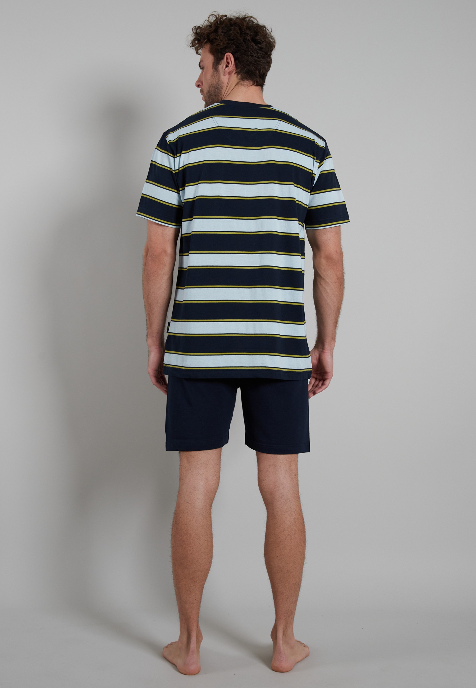 Thumbnail - GÖTZBURG Shorty 2 tlg. Kurzarm, Rundhalsausschnitt, kurze Hose, Baumwolle