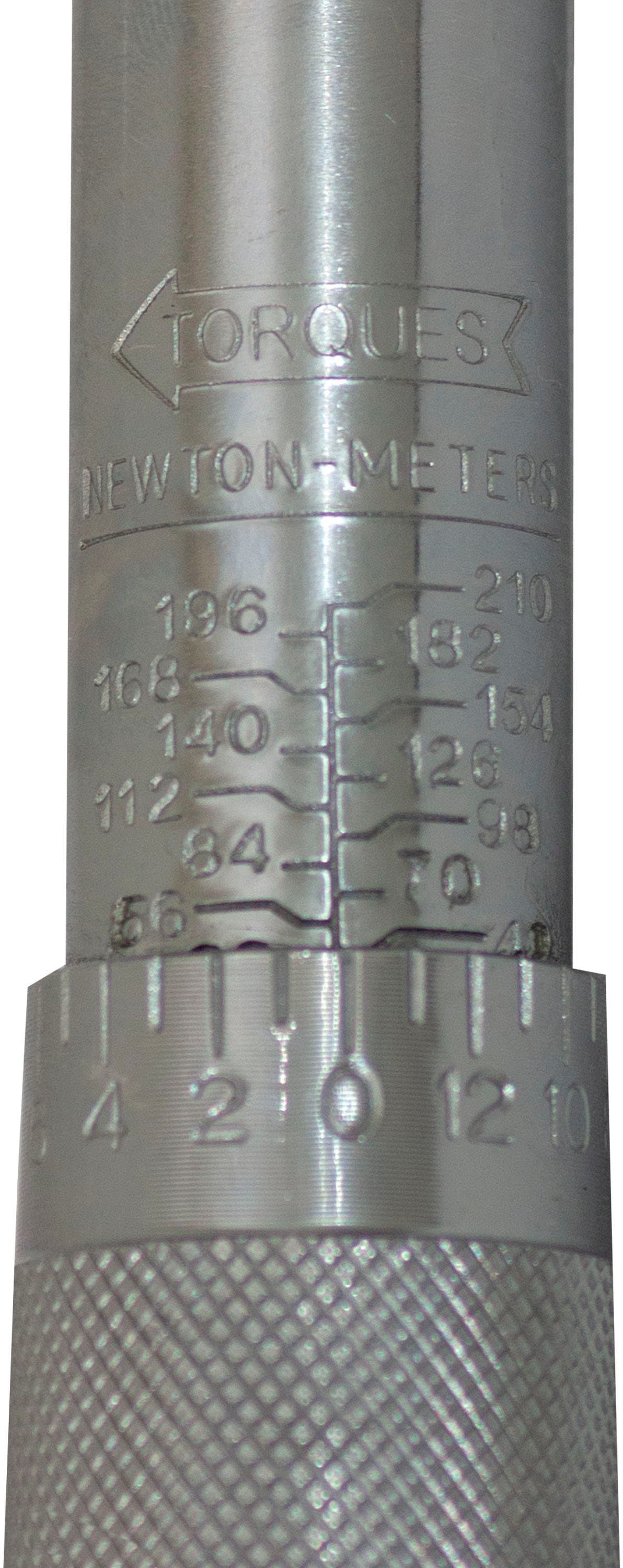 Nm, Zoll, Petex | 1/2 mm, Drehmomentschlüssel »40 210 und BAUR inkl. - 3 17/19/21 Stecknüsse«, Aufbewahrungsbox 1 Verlängerung