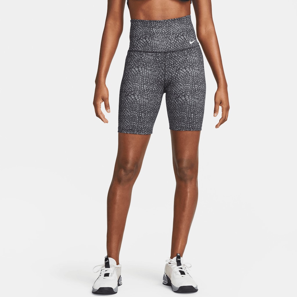 Nike Trainingstights »One Dri-FIT Women's Mid-Rise " All-Over-Print Shorts«