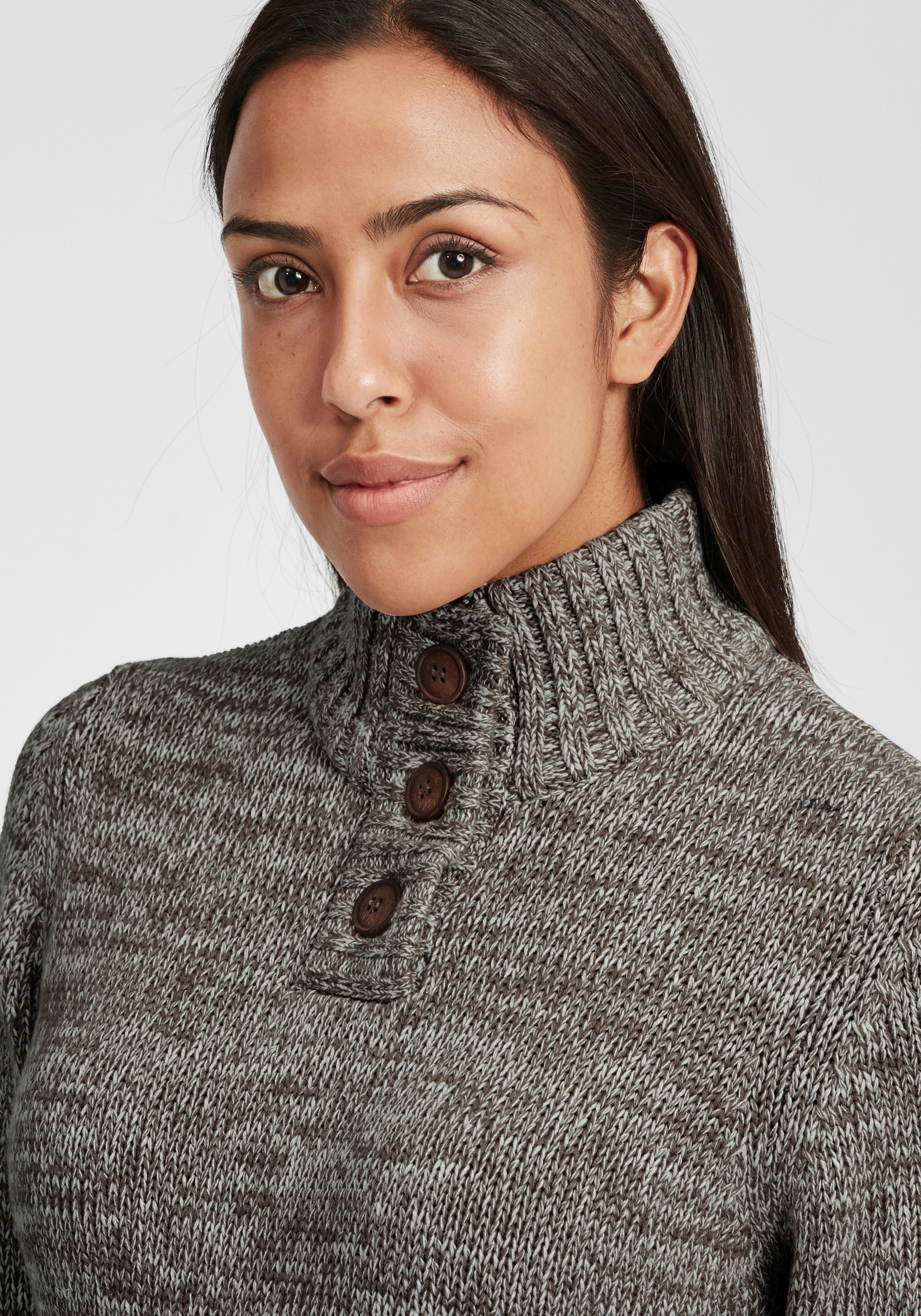 OXMO Strickfleece-Pullover »Strickpullover OXPhiklicita«