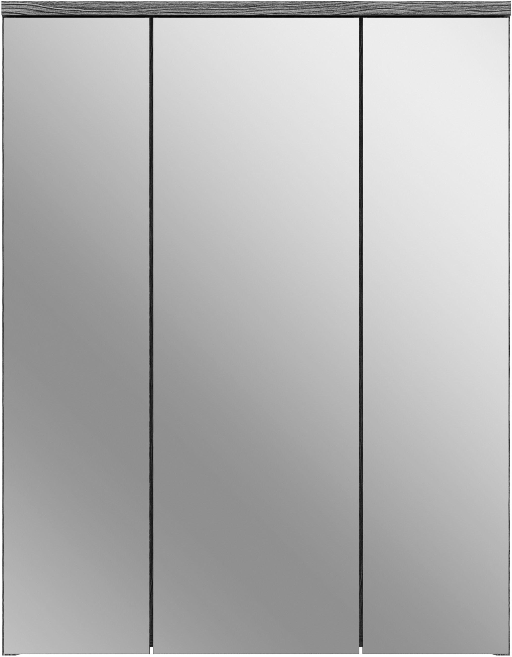 welltime Badmöbel-Set »LUCCA, 5-teilig, TOPSELLER!, MDF Hochglanzfront, bestehend aus:«, (Set, 5 St.), Hochschrank, WBU, Spiegel, Unterschrank, Hängeschrank