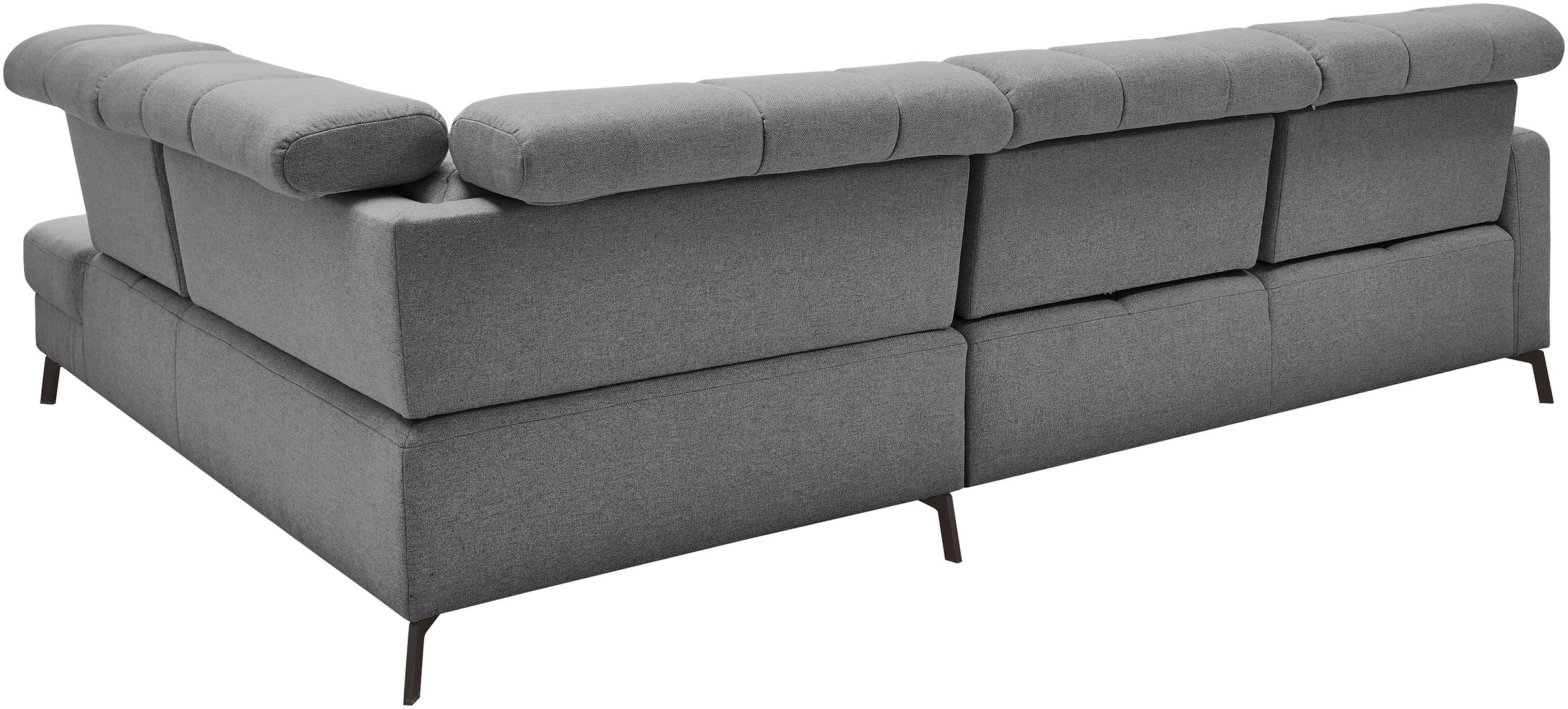 Musterring Ecksofa »MR 4615«, mit Kopf- und Rückenverstellung, Metallfuß schwarz, Maße 272 x 214 cm