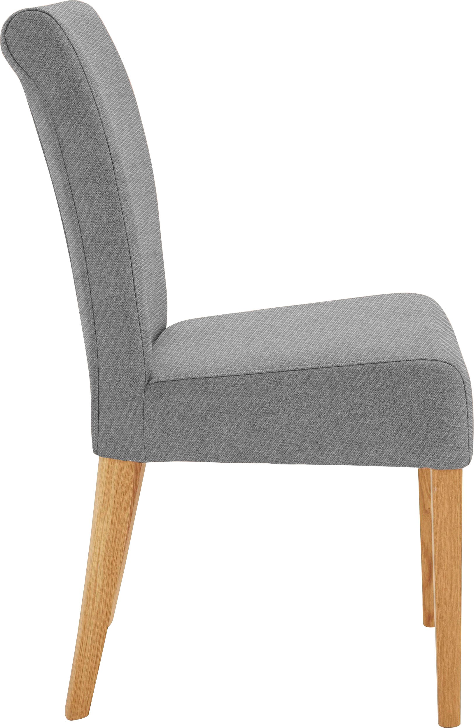 Thumbnail - Home affaire 4-Fußstuhl "Barcelona" (Set) 2 Stk.Stuhlbeine aus Massivholz, Sitz und Rücken gepolstert