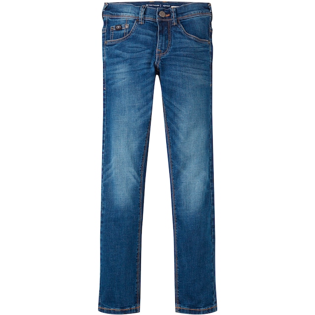 TOM TAILOR Slim-fit-Jeans, mit Knopf- und Reißverschluss kaufen | BAUR