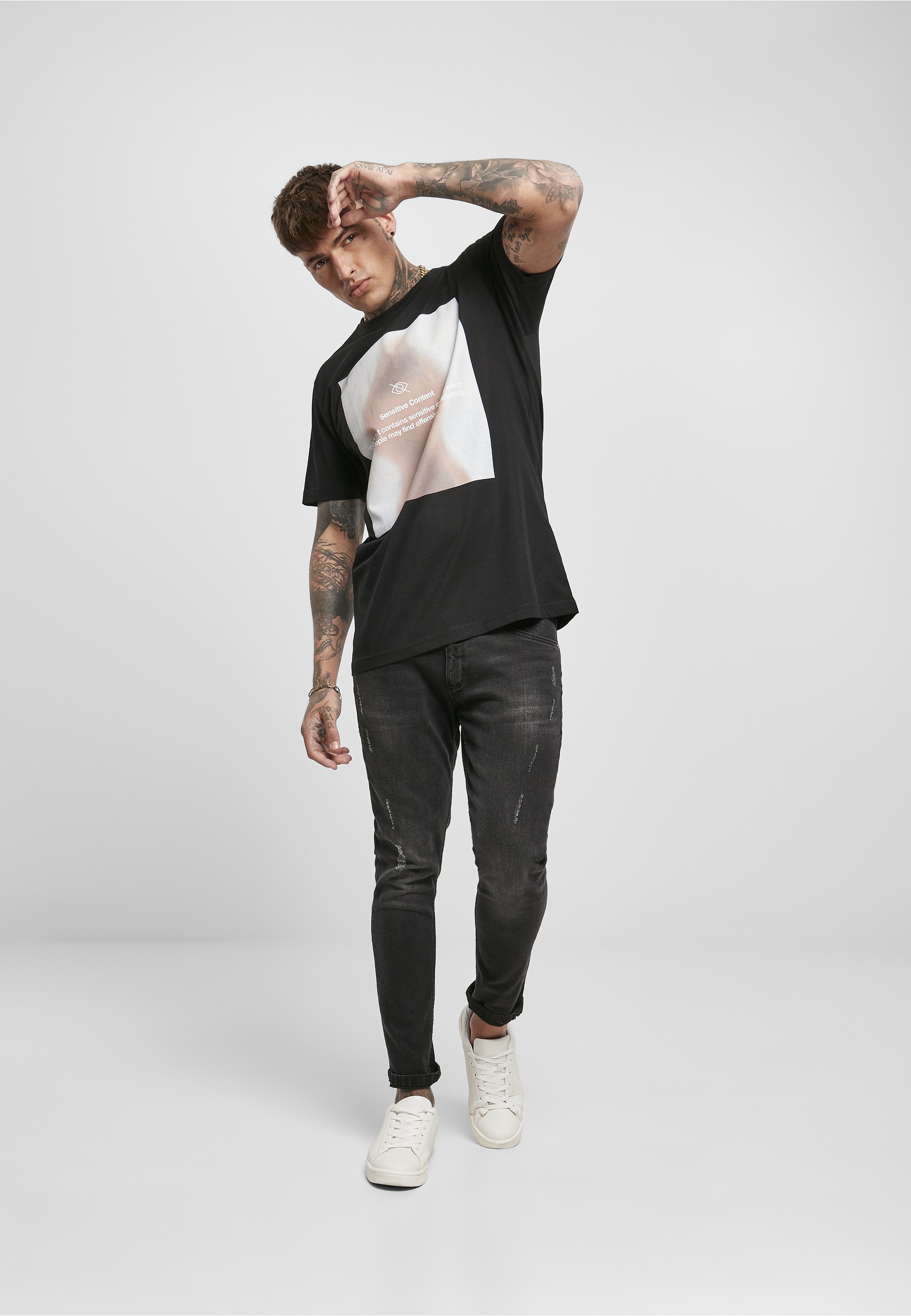 MisterTee T-Shirt »MisterTee Herren Sensitive Content Tee« 1 Stk.