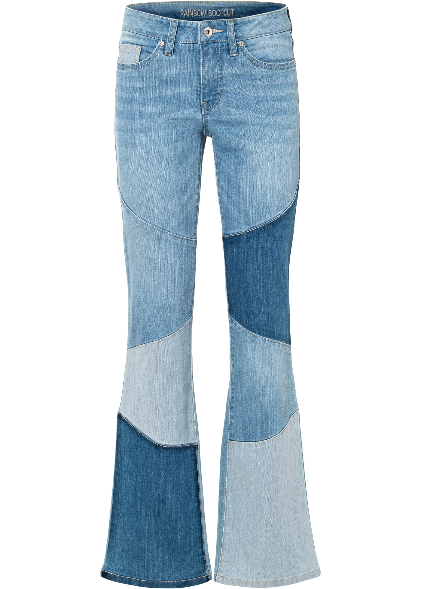 bonprix Schlagjeans »Flared-Jeans Mid Waist« Flared-Jeans Mid Waist