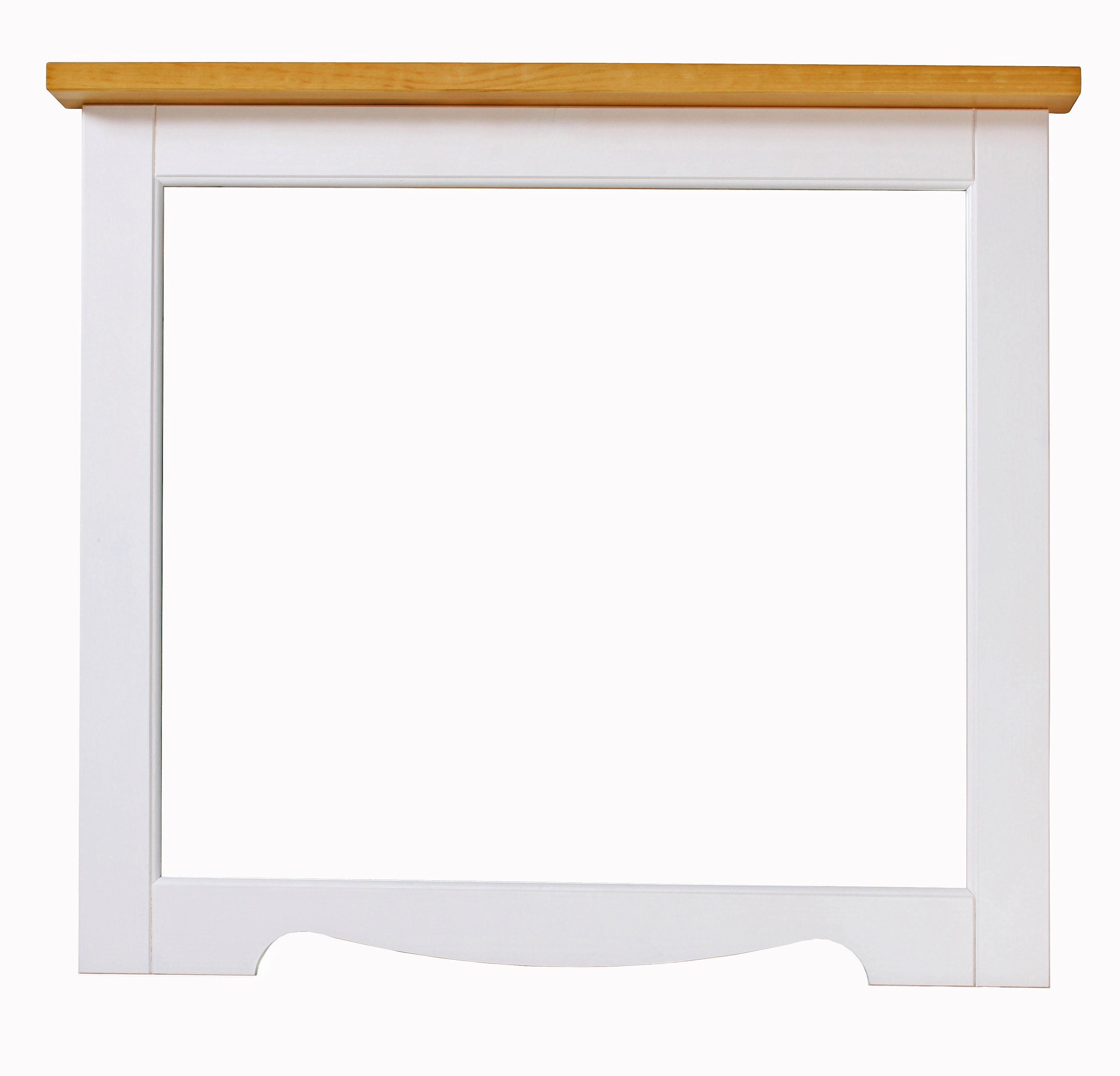 OTTO HOME Spiegel "Trinidad", B/H/T: 80cm x 64cm x 6cm, Struktur, gelb, Spiegel, mit Rahmen