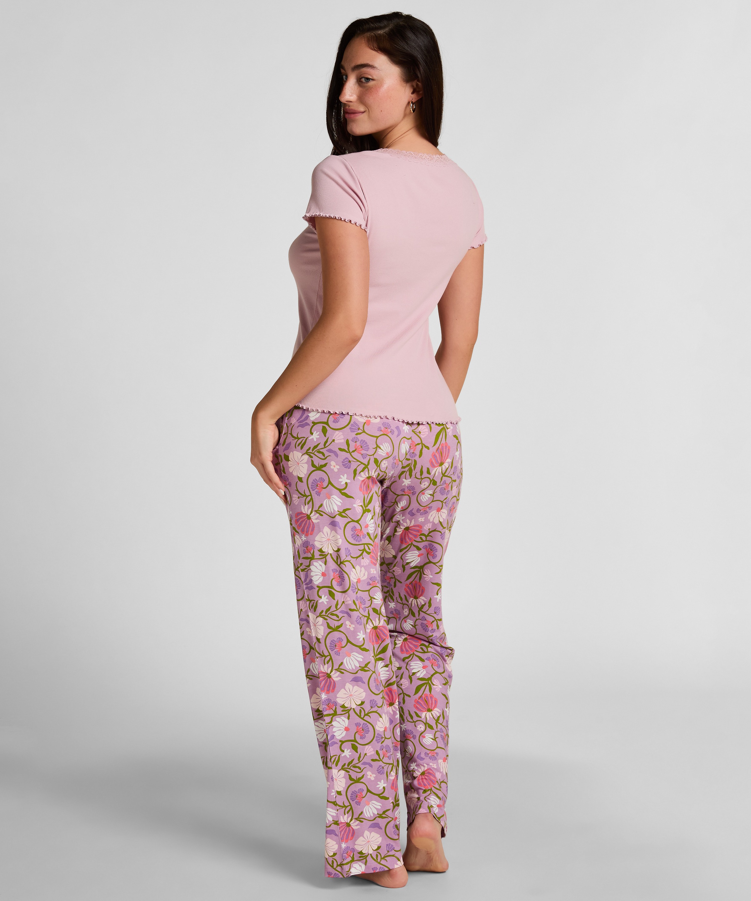 Hunkemöller Pyjama »Pyjama-Oberteil Jersey Ripp«
