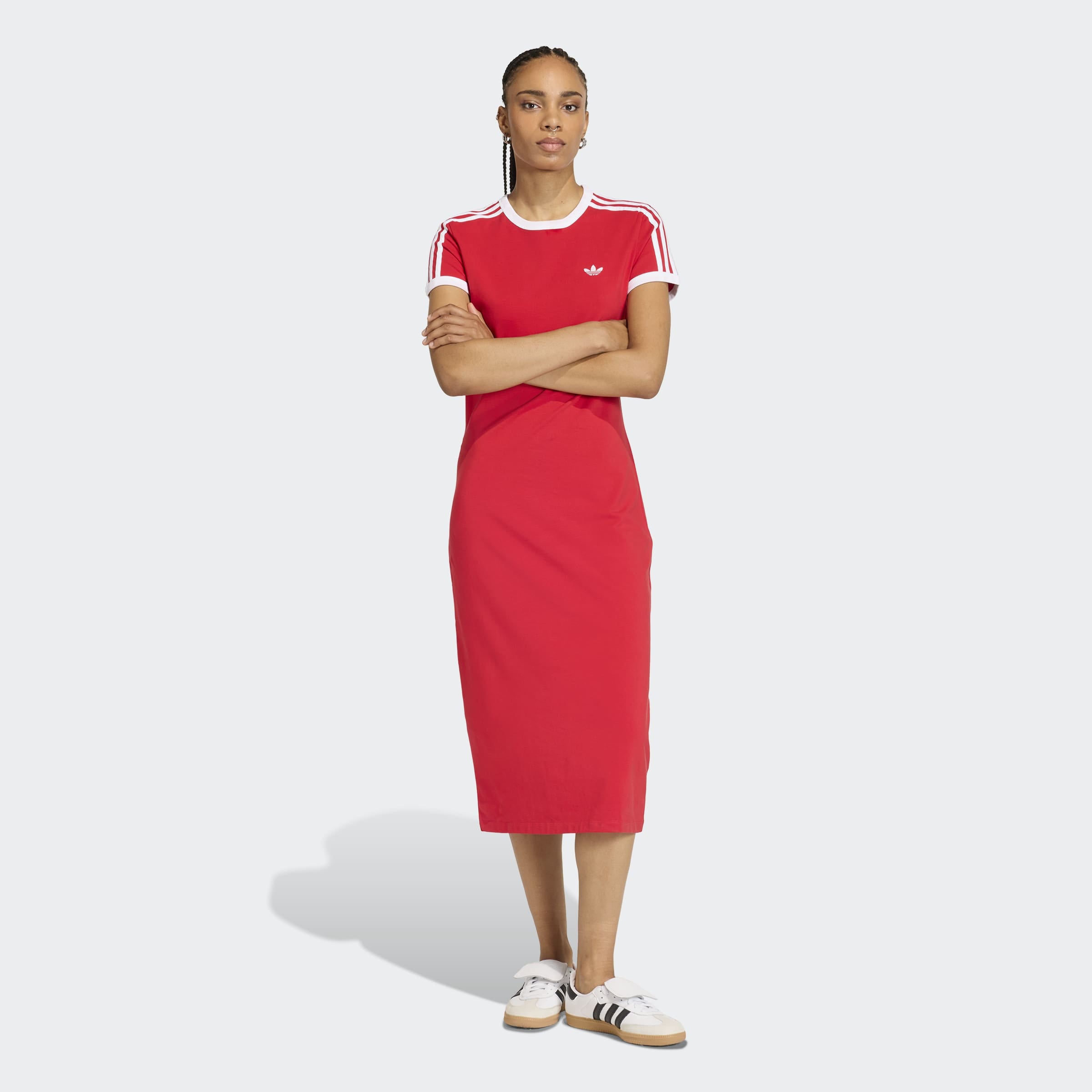adidas Originals Shirtkleid "3-STREIFEN (SCHMAL)" günstig online kaufen