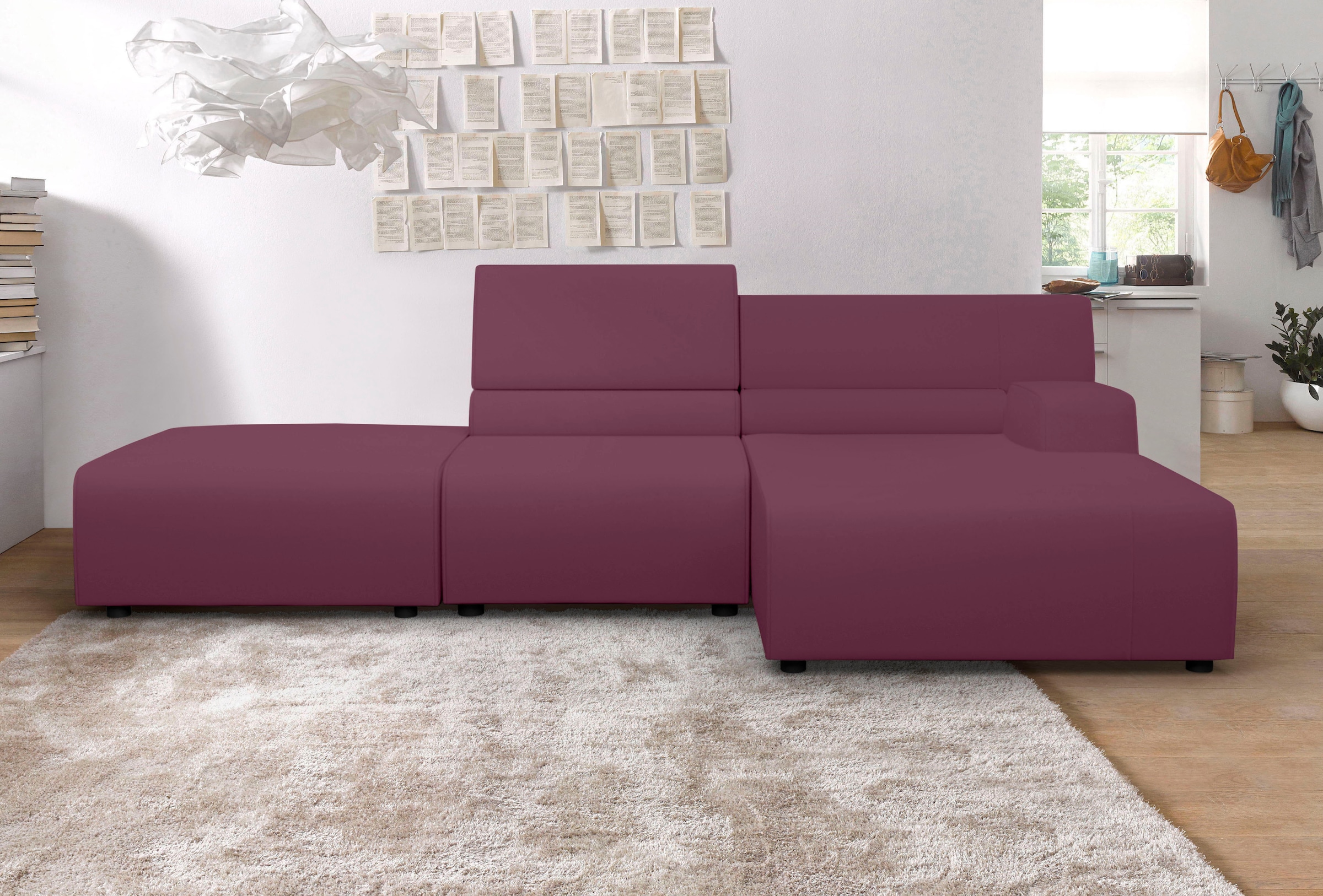 Egoitaliano Ecksofa "Babouche, Designsofa mit außergewöhnlichem Sitzkomfort günstig online kaufen