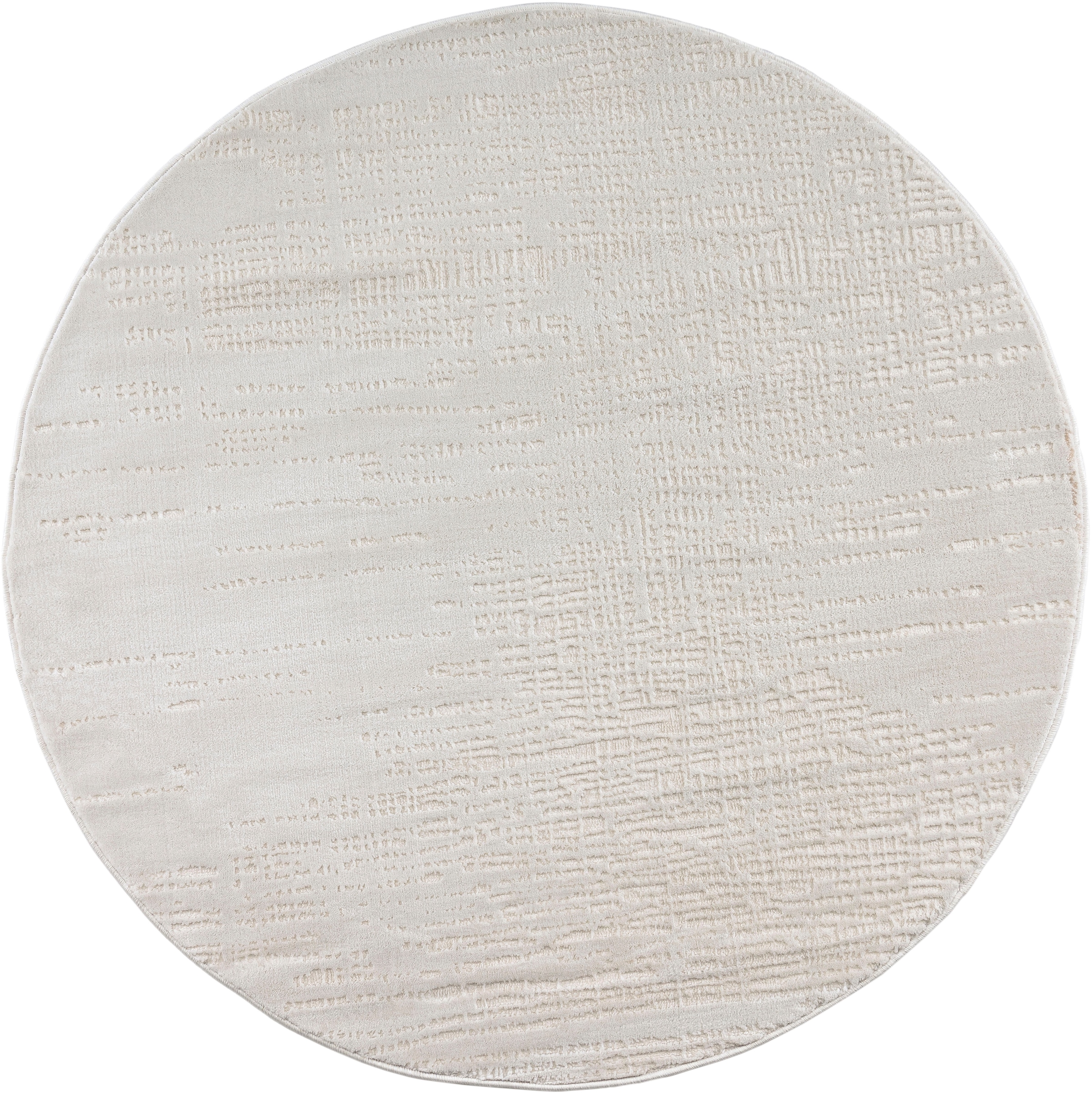 my home Teppich "Ariano, dezenter Glanz mit Hoch-Tief-Struktur" rund 12 mm günstig online kaufen