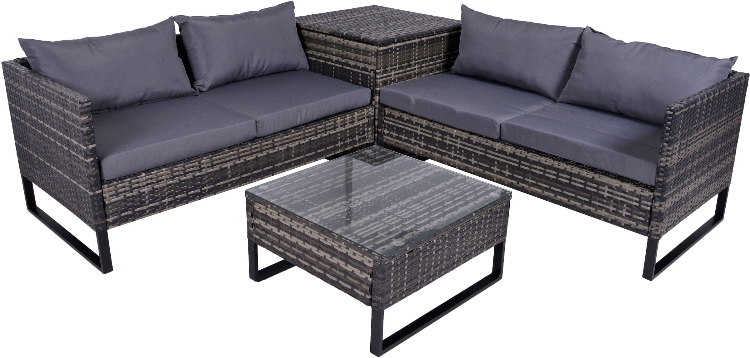 Garden Pleasure Gartenlounge-Set "RAMIRA", (4 tlg.) günstig online kaufen